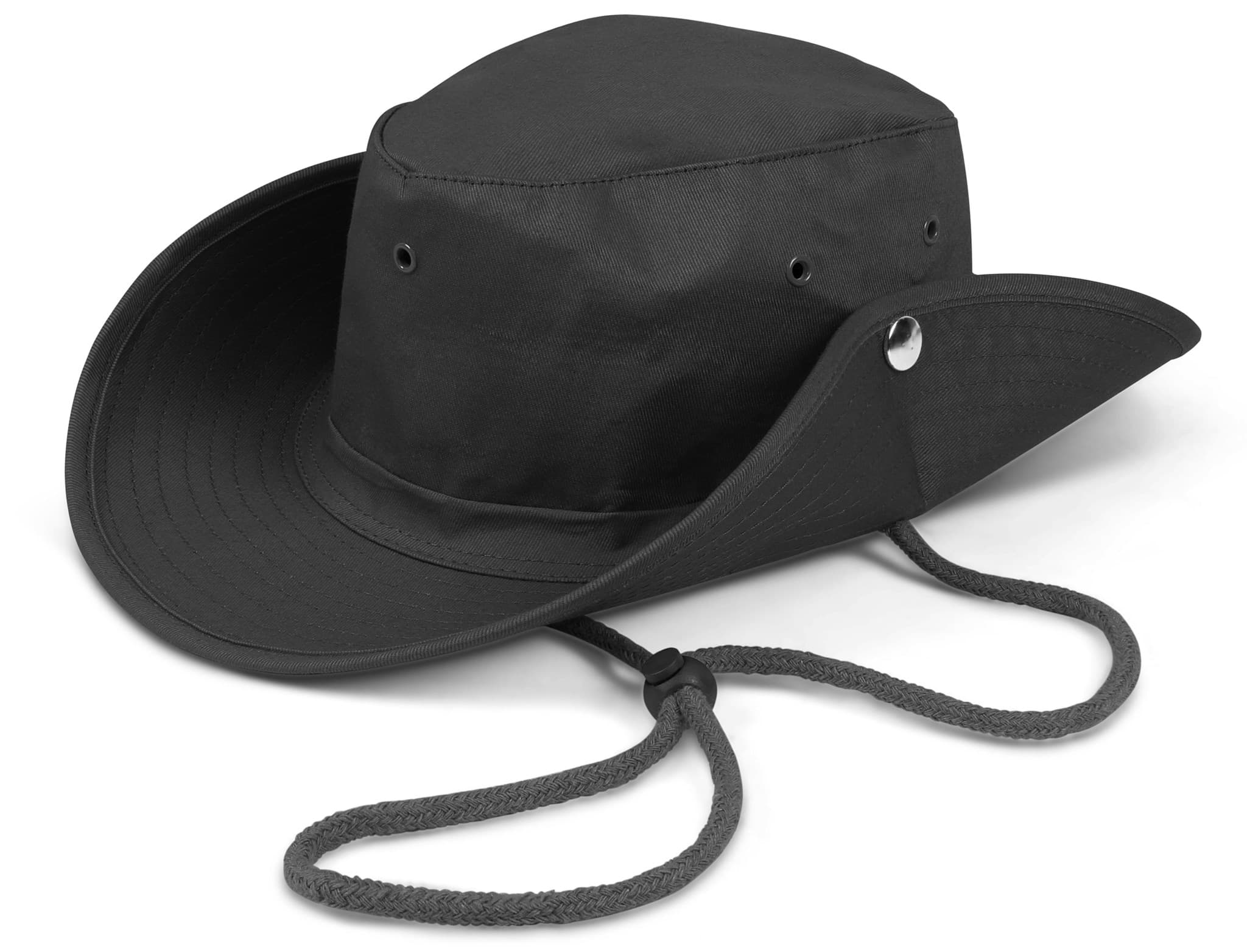 Zeige Details für Buschhut „Australian“ Schwarz Bild von Buschhut „Australian“ Schwarz