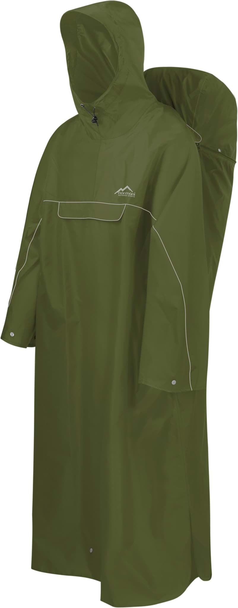 Zeige Details für Regenponcho „Tutunendo“ Oliv Bild von Regenponcho „Tutunendo“ Oliv