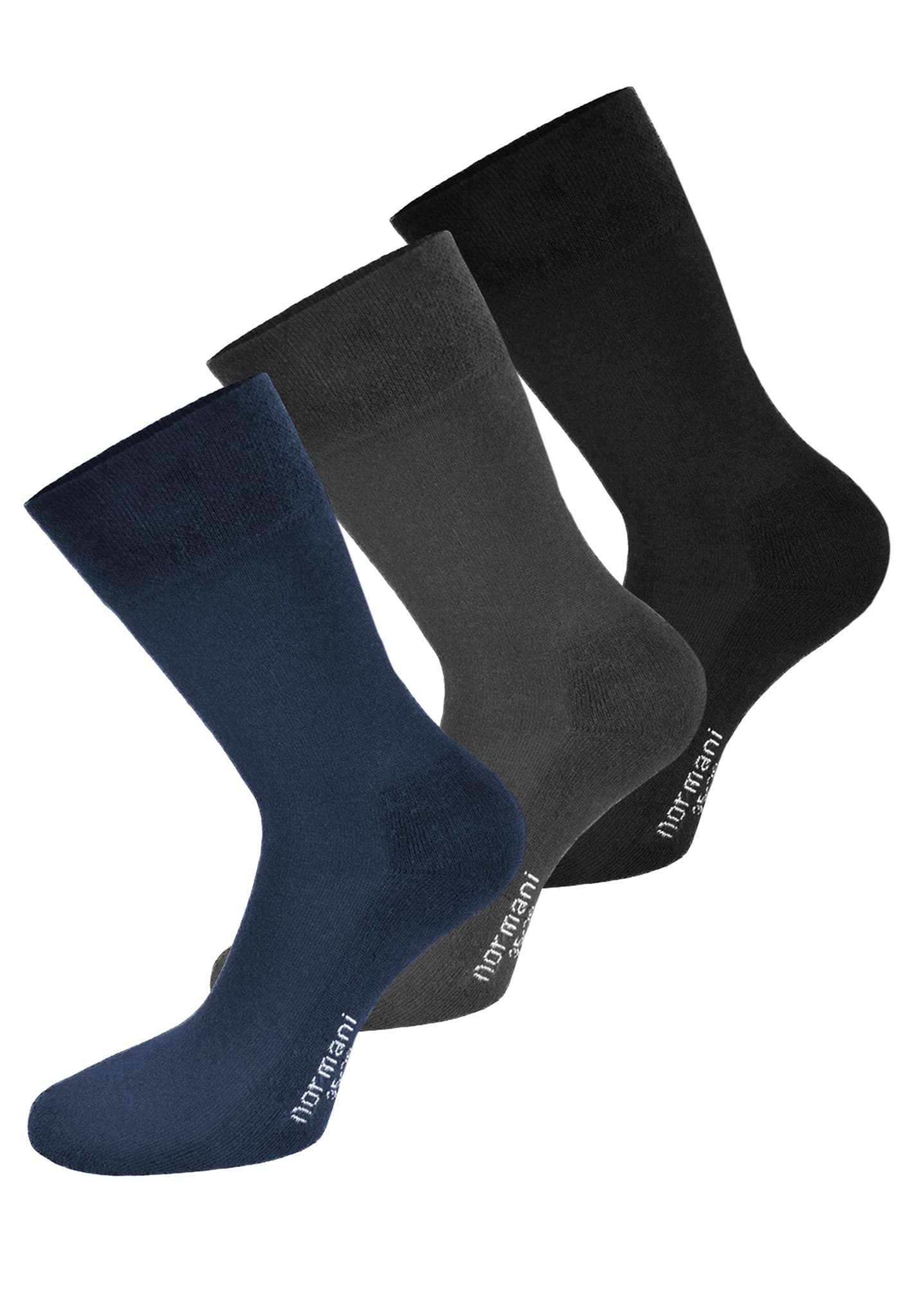 Bild von 6 Paar Komfortsocken mit Softrand Marine/Anthrazit/Schwarz