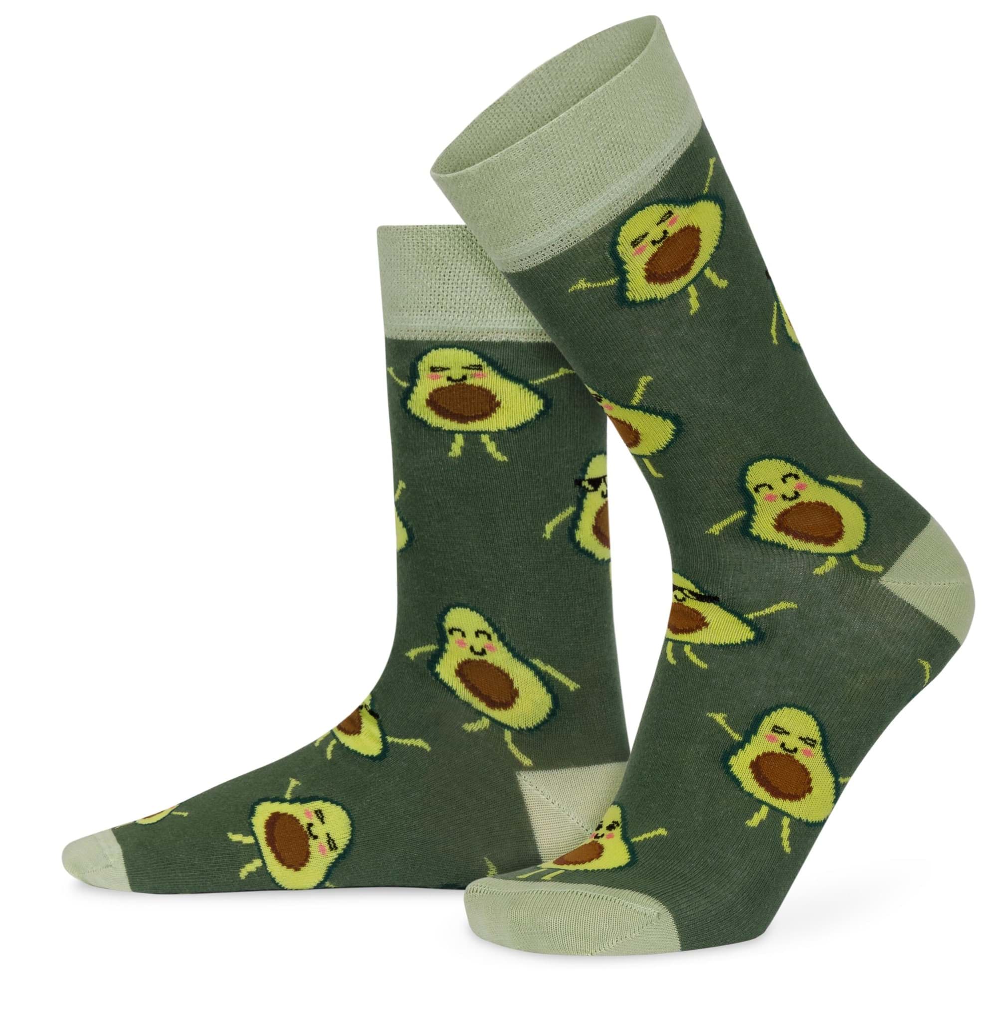 Zeige Details für 2 Paar Spruch / Motiv Socken Früchte Bild von 2 Paar Spruch / Motiv Socken Früchte