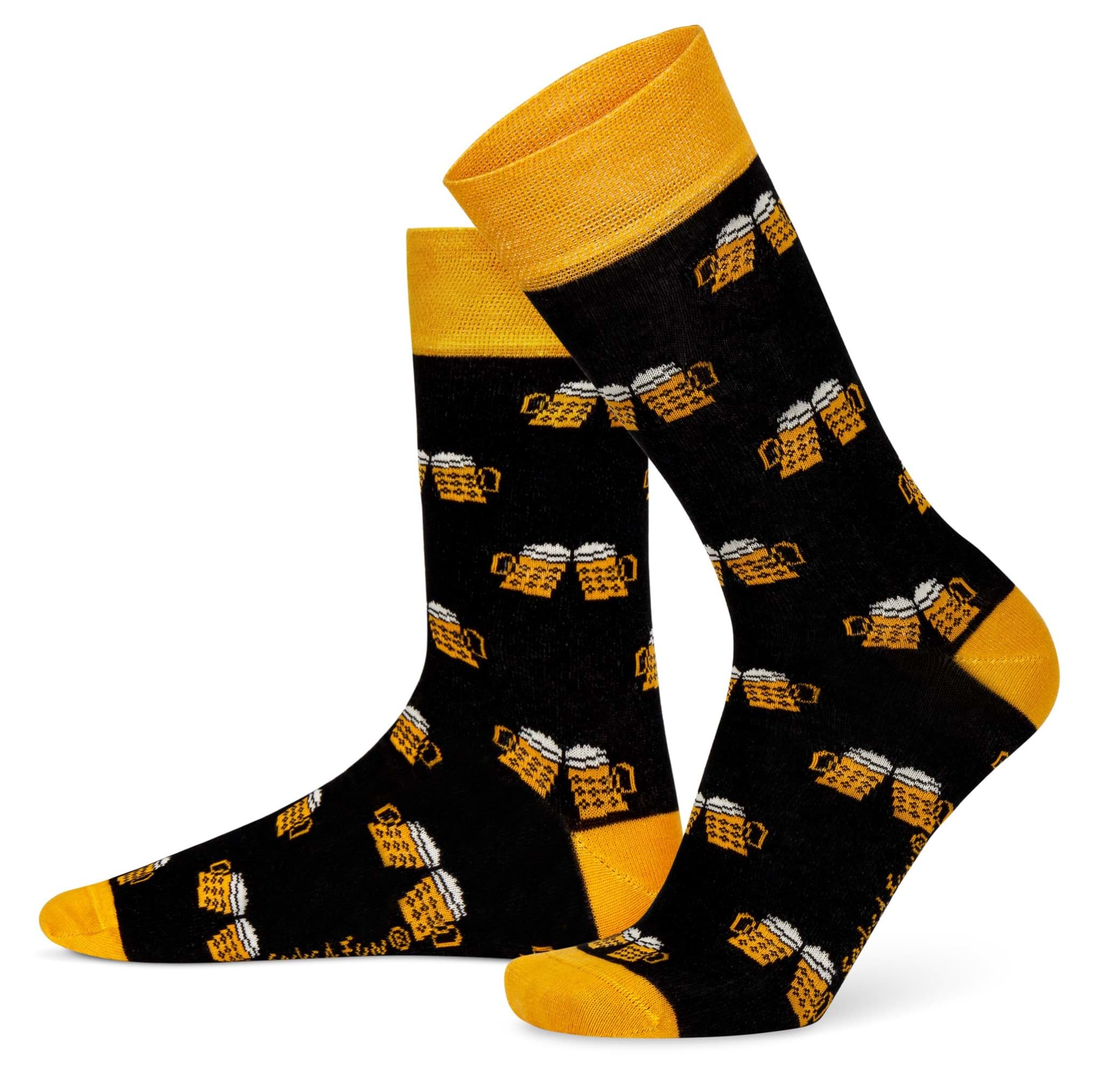 Zeige Details für 2 Paar Spruch / Motiv Socken Bier Bild von 2 Paar Spruch / Motiv Socken Bier