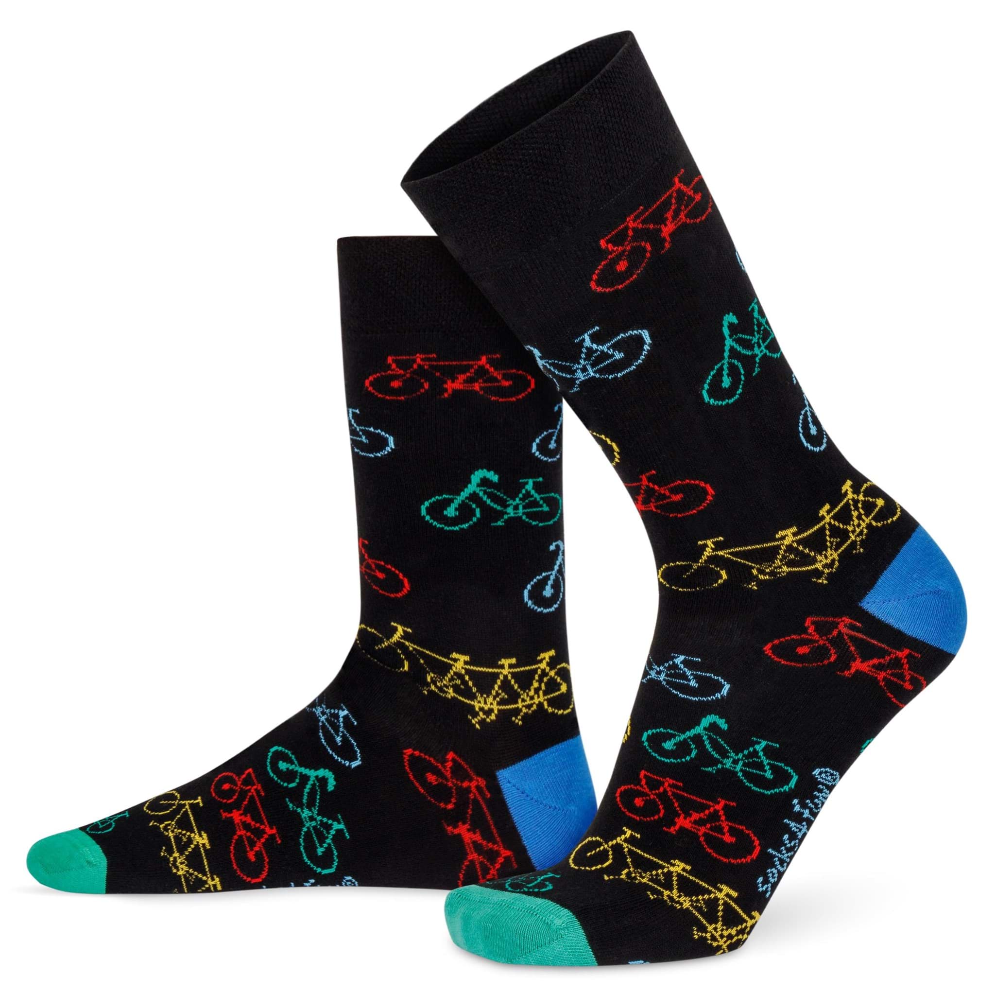 Zeige Details für 2 Paar Spruch / Motiv Socken Fahrrad Bild von 2 Paar Spruch / Motiv Socken Fahrrad