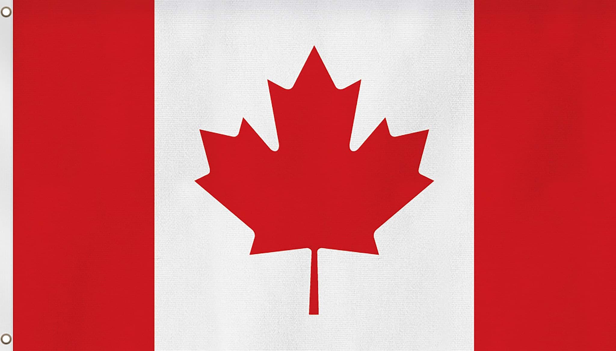 Zeige Details für Fahne Länderflagge 90 cm x 150 cm Kanada Bild von Fahne Länderflagge 90 cm x 150 cm Kanada