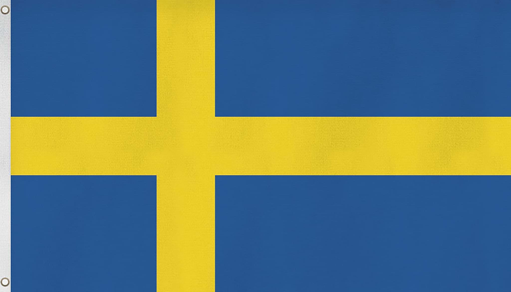 Bild von Fahne Länderflagge 90 cm x 150 cm Schweden