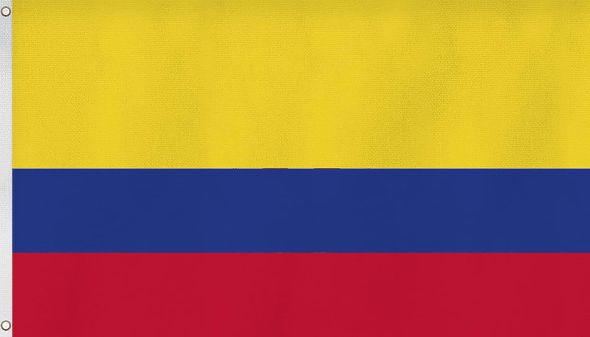 Bild von Fahne Länderflagge 90 cm x 150 cm Kolumbien