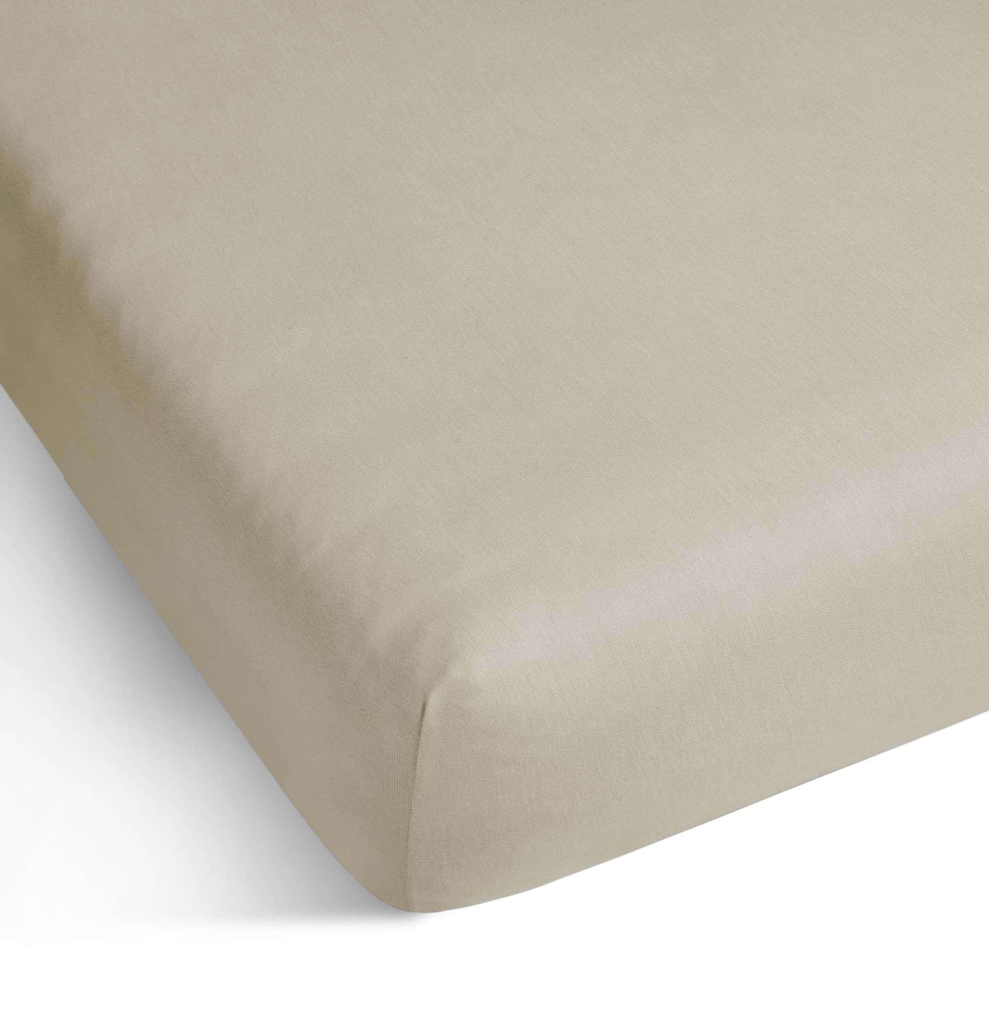 Zeige Details für Baumwoll-Spannbettlaken „Natal“ Beige Bild von Baumwoll-Spannbettlaken „Natal“ Beige