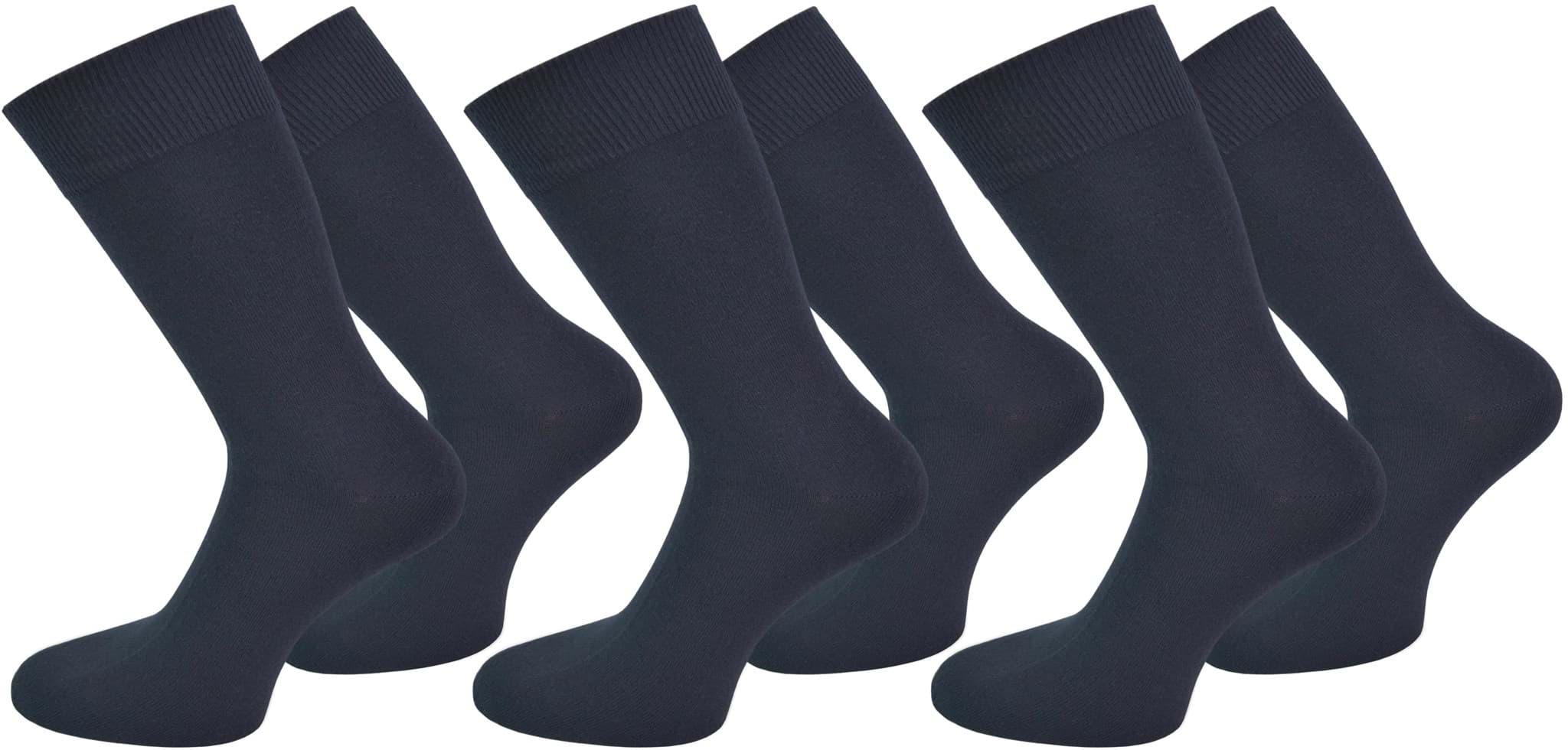 Zeige Details für 6 Paar Herrensocken „For Men“ einfarbig ohne Gummi Marine Bild von 6 Paar Herrensocken „For Men“ einfarbig ohne Gummi Marine