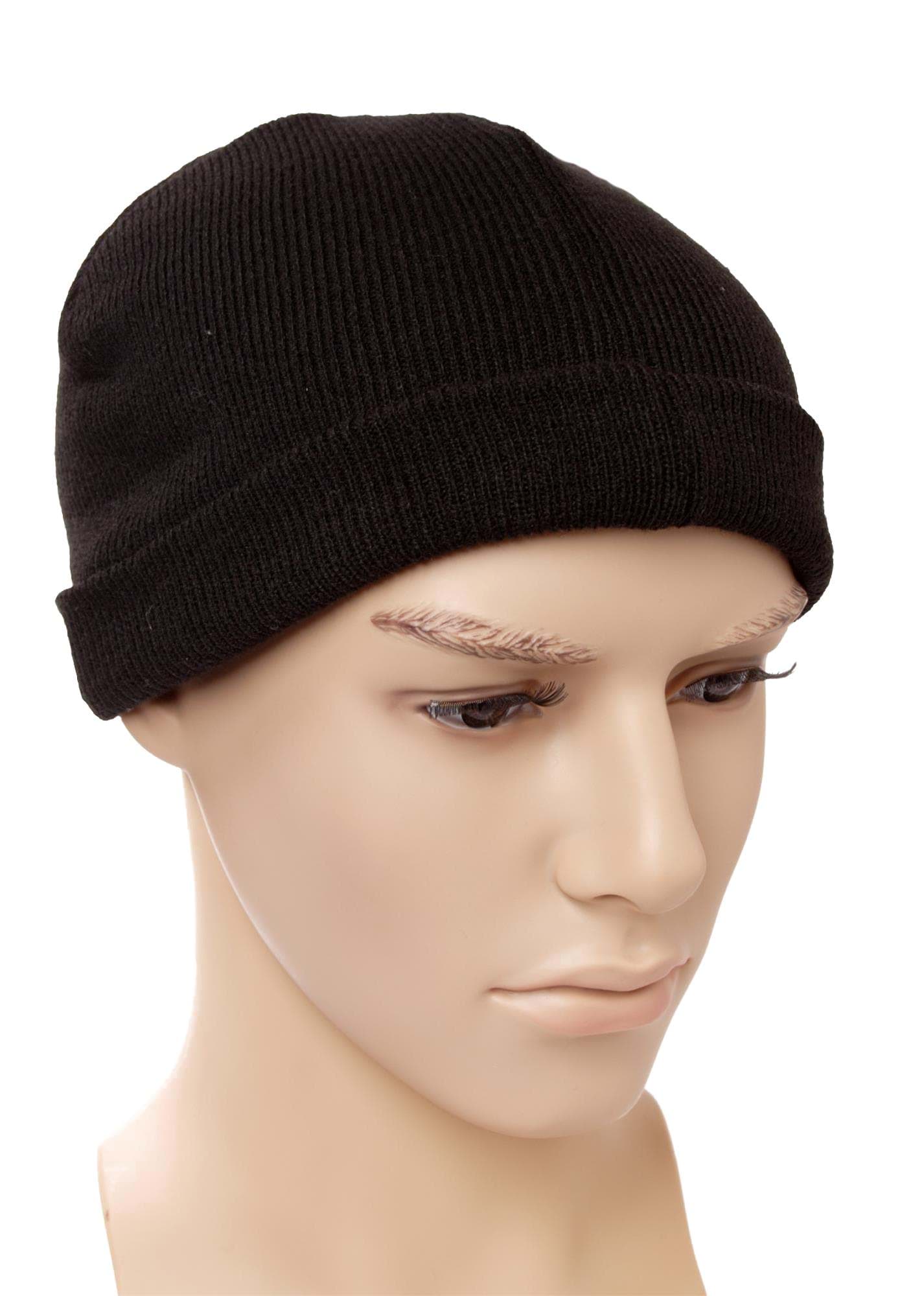 Zeige Details für Polyacryl Rollmütze Schwarz Bild von Polyacryl Rollmütze Schwarz