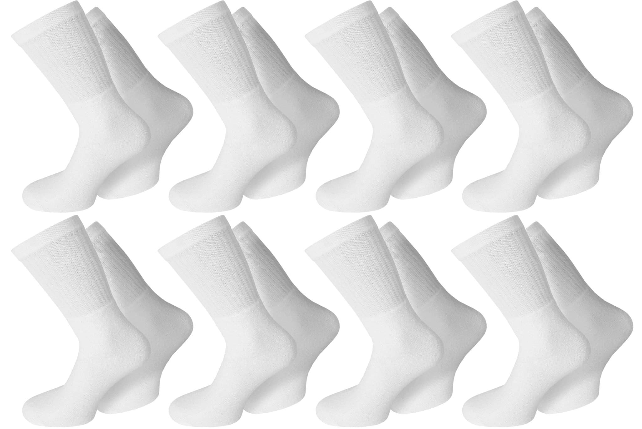 Bild von 20 Paar Tennis-Socken Weiß