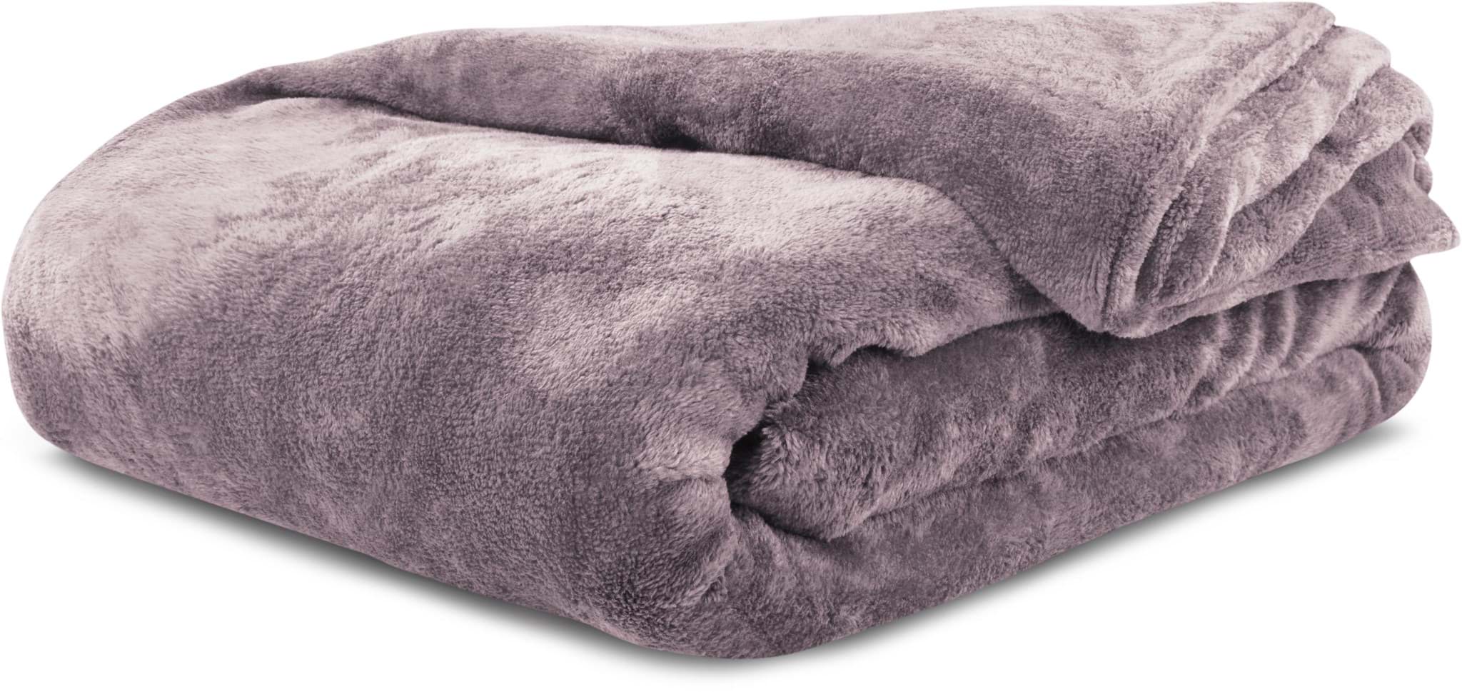 Zeige Details für Flanell-Bettdeckenbezug „DUNKERQUE“ Rosa Bild von Flanell-Bettdeckenbezug „DUNKERQUE“ Rosa