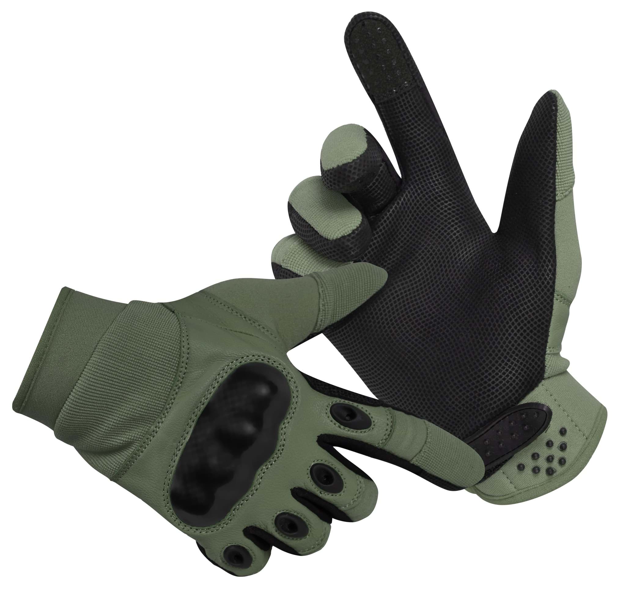 Bild von Taktische Paintball-Handschuhe mit Kevlar-Protektor „Delta Force“ Oliv