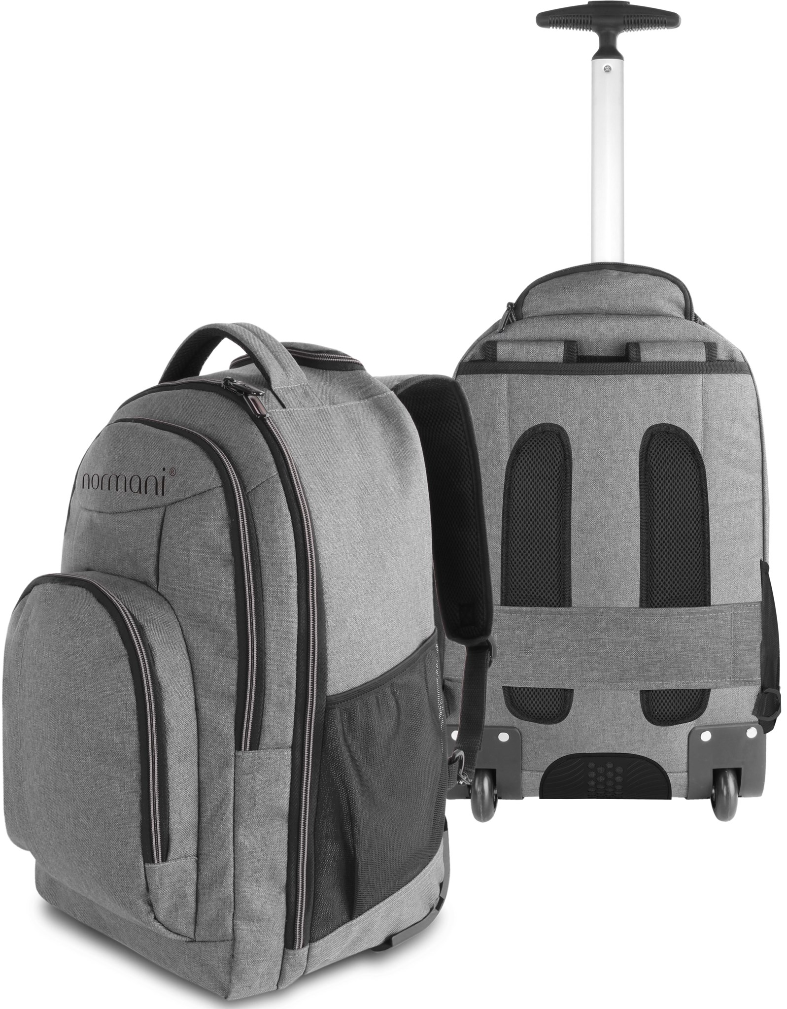 Zeige Details für Rucksack „Yori“ mit Trolleyfunktion 30 Liter Grau Bild von Rucksack „Yori“ mit Trolleyfunktion 30 Liter Grau