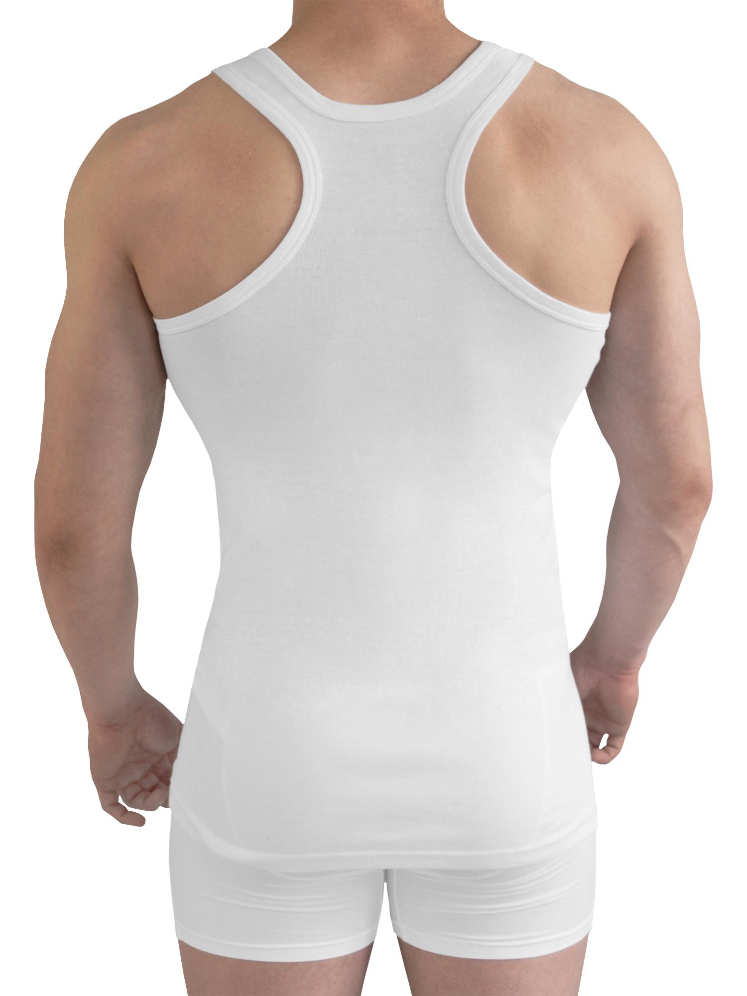 Zeige Details für 5 Stück Herren-Unterhemd Rambo Weiß Bild von 5 Stück Herren-Unterhemd Rambo Weiß