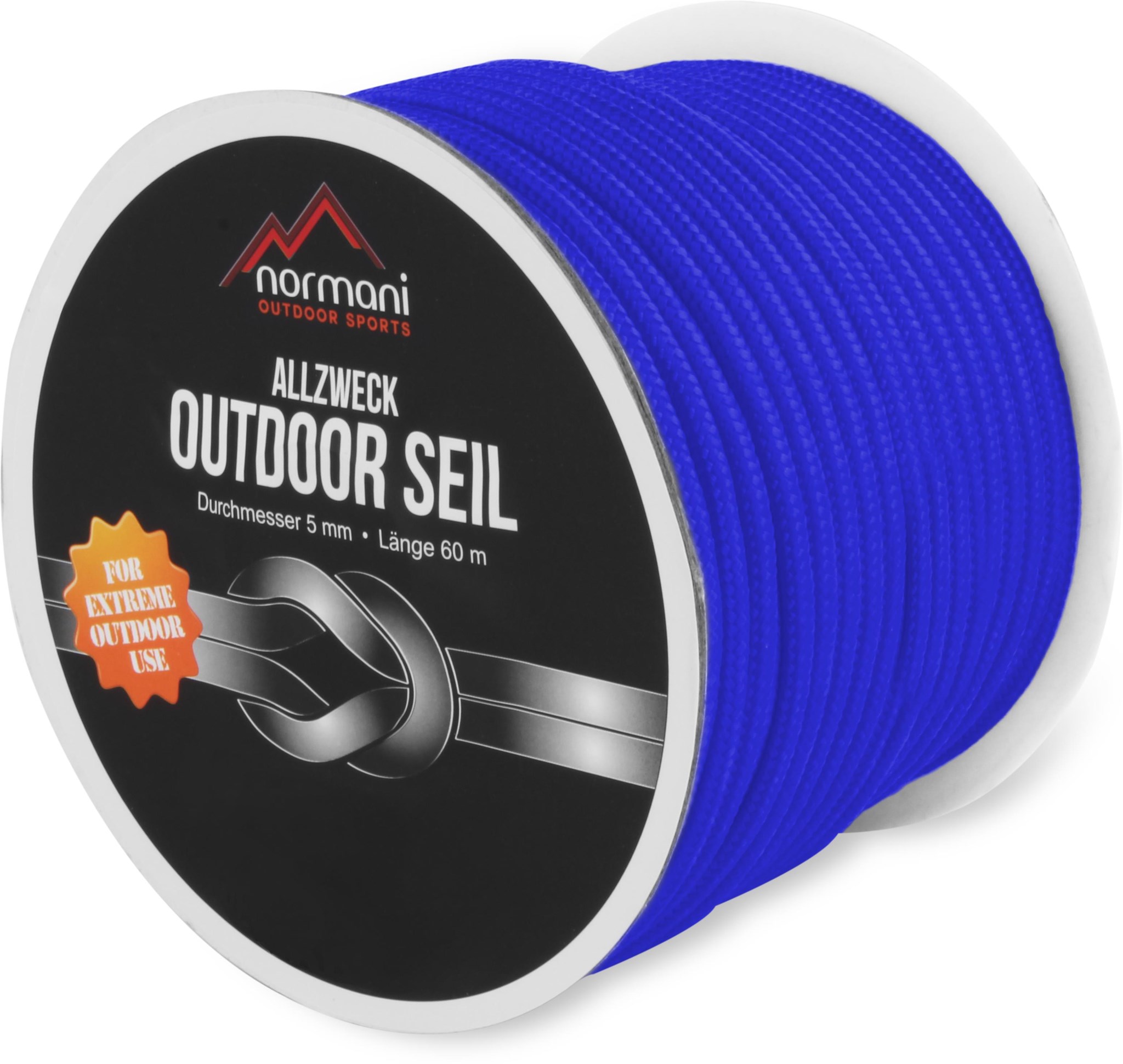 Bild von Allzweck-Outdoor-Seil „Chetwynd“ 5 mm x 60 m Blau