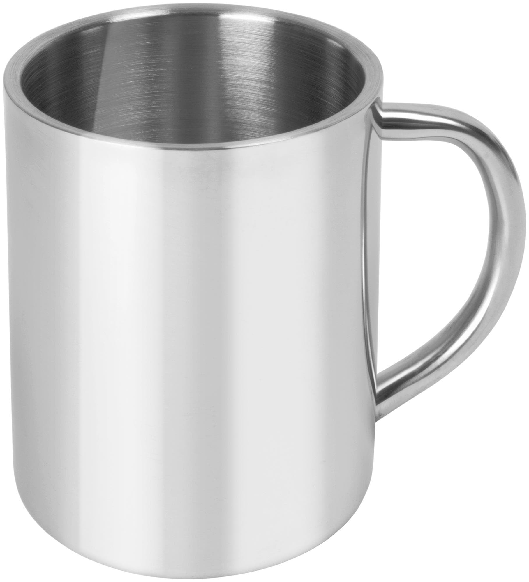 Bild von Doppelwandige Edelstahl-Outdoor-Tasse 250 ml „Utah“ Silber