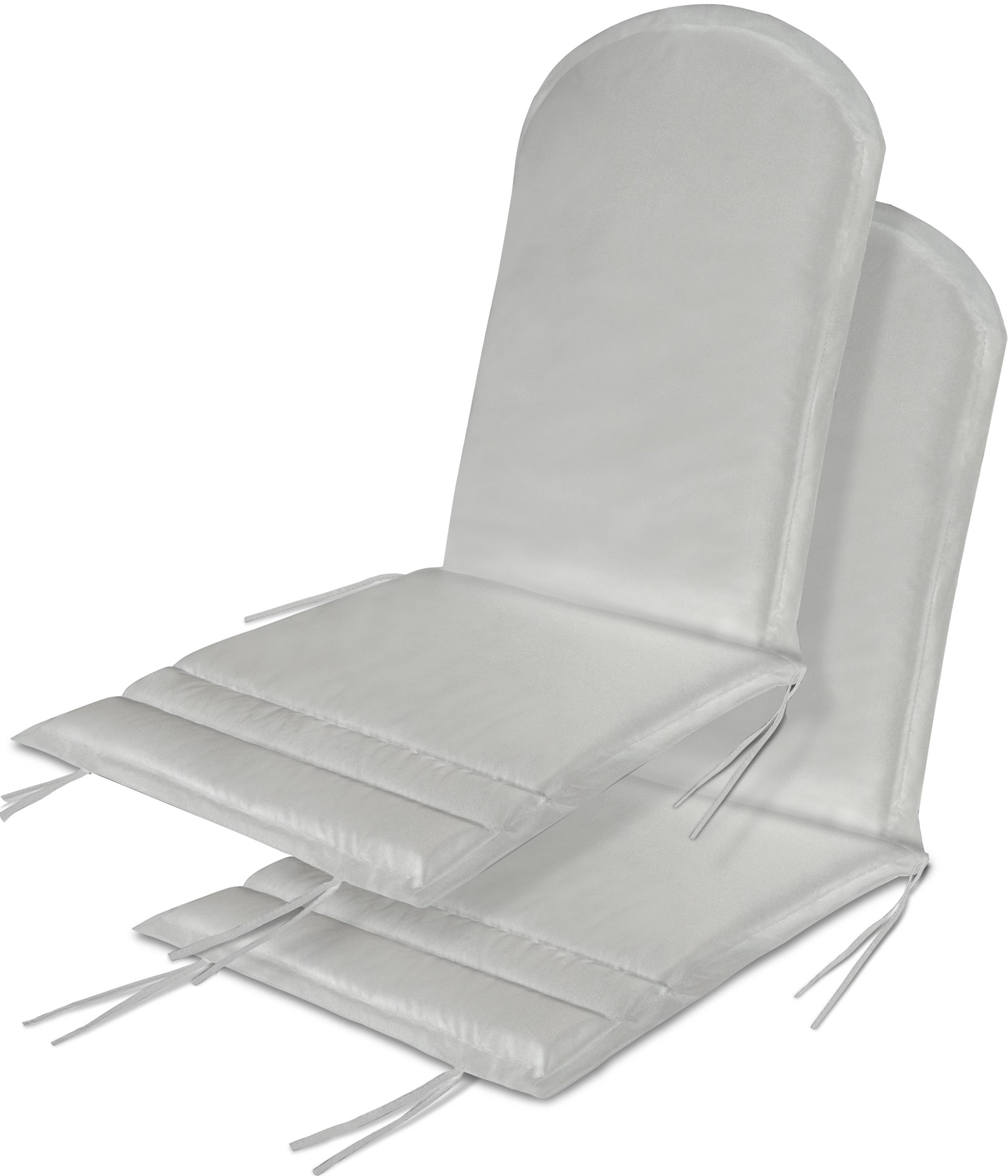 Bild von 2 x Stuhlauflage für Adirondack Gartenstuhl Weiß