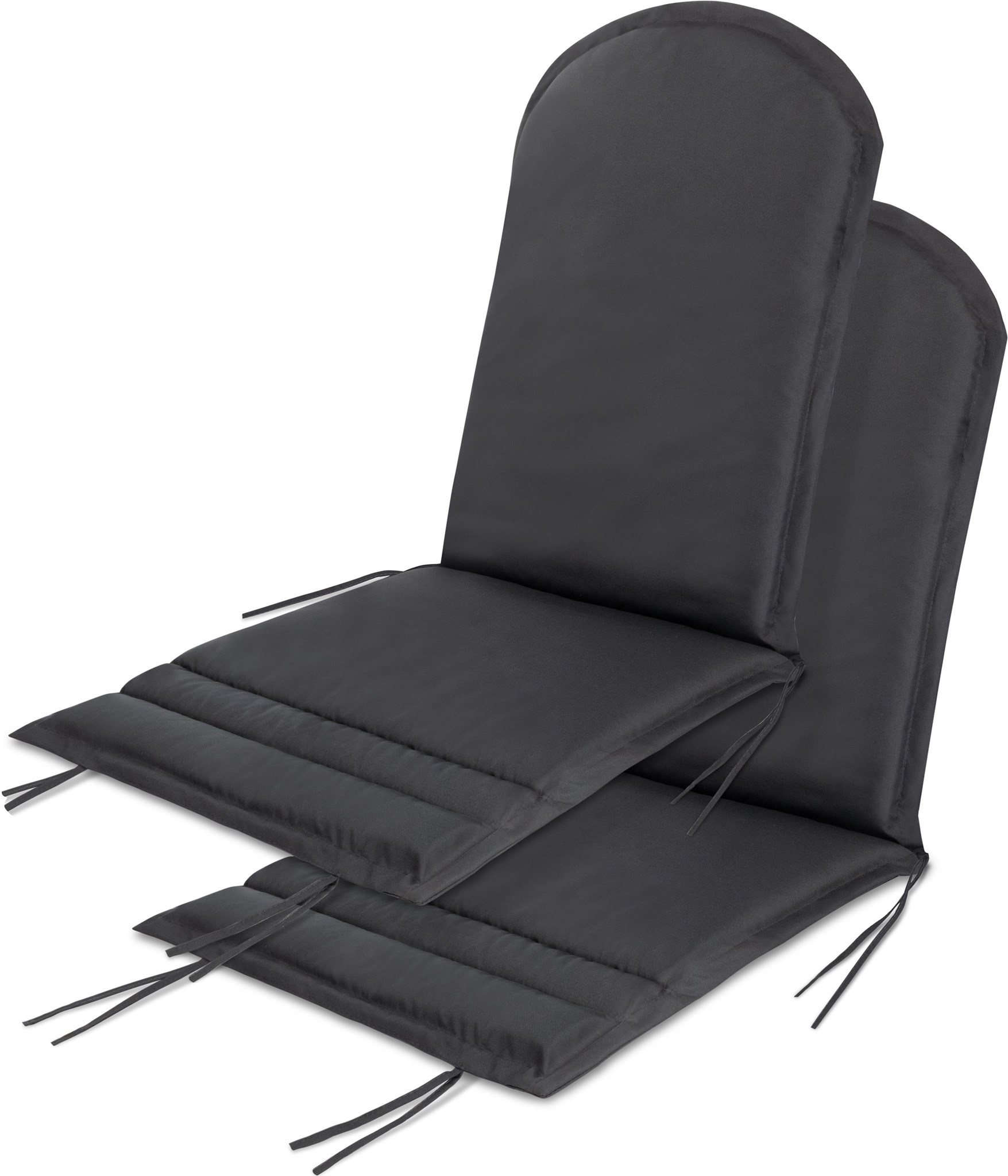 Zeige Details für 2 x Stuhlauflage für Adirondack Gartenstuhl Anthrazit Bild von 2 x Stuhlauflage für Adirondack Gartenstuhl Anthrazit