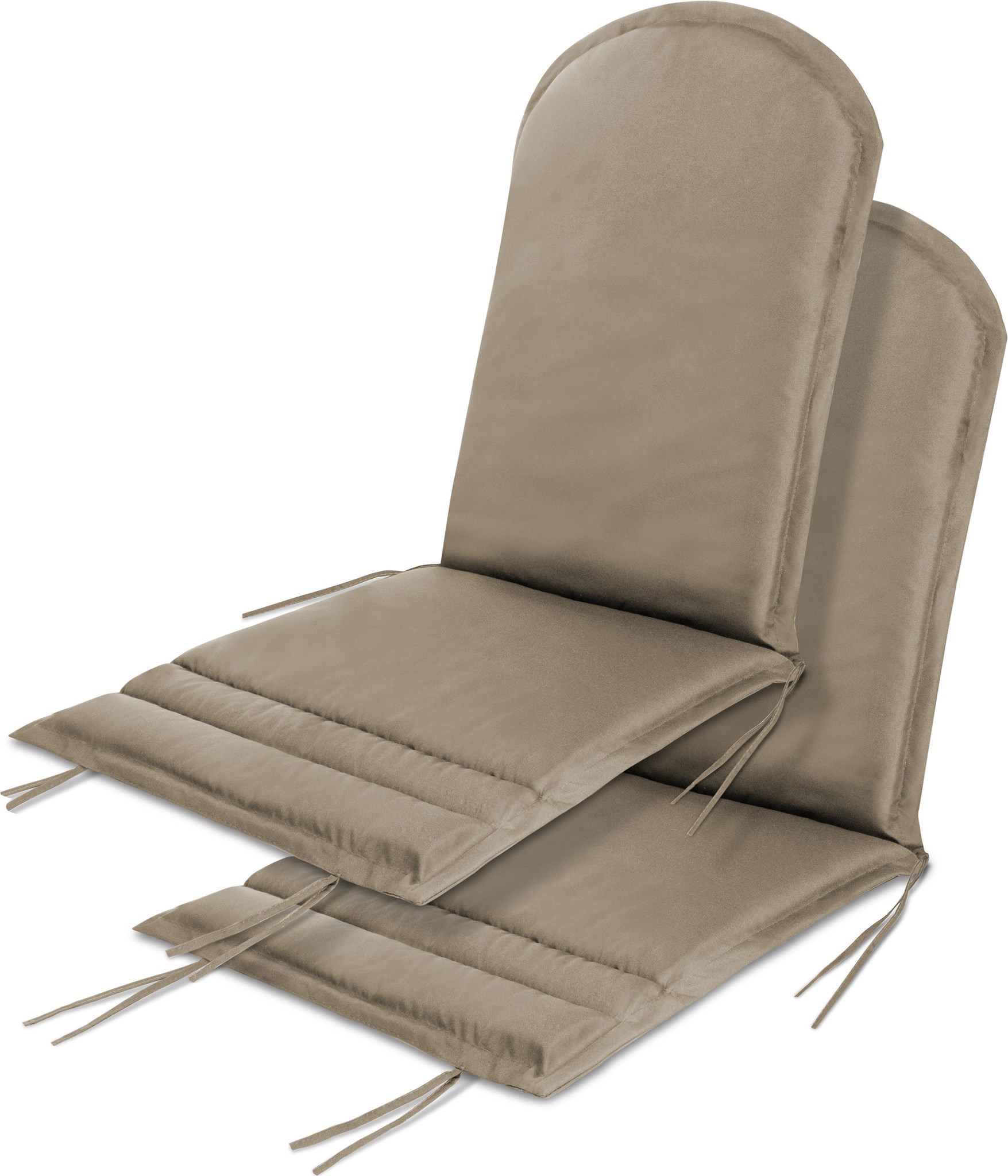 Zeige Details für 2 x Stuhlauflage für Adirondack Gartenstuhl Hellbraun Bild von 2 x Stuhlauflage für Adirondack Gartenstuhl Hellbraun