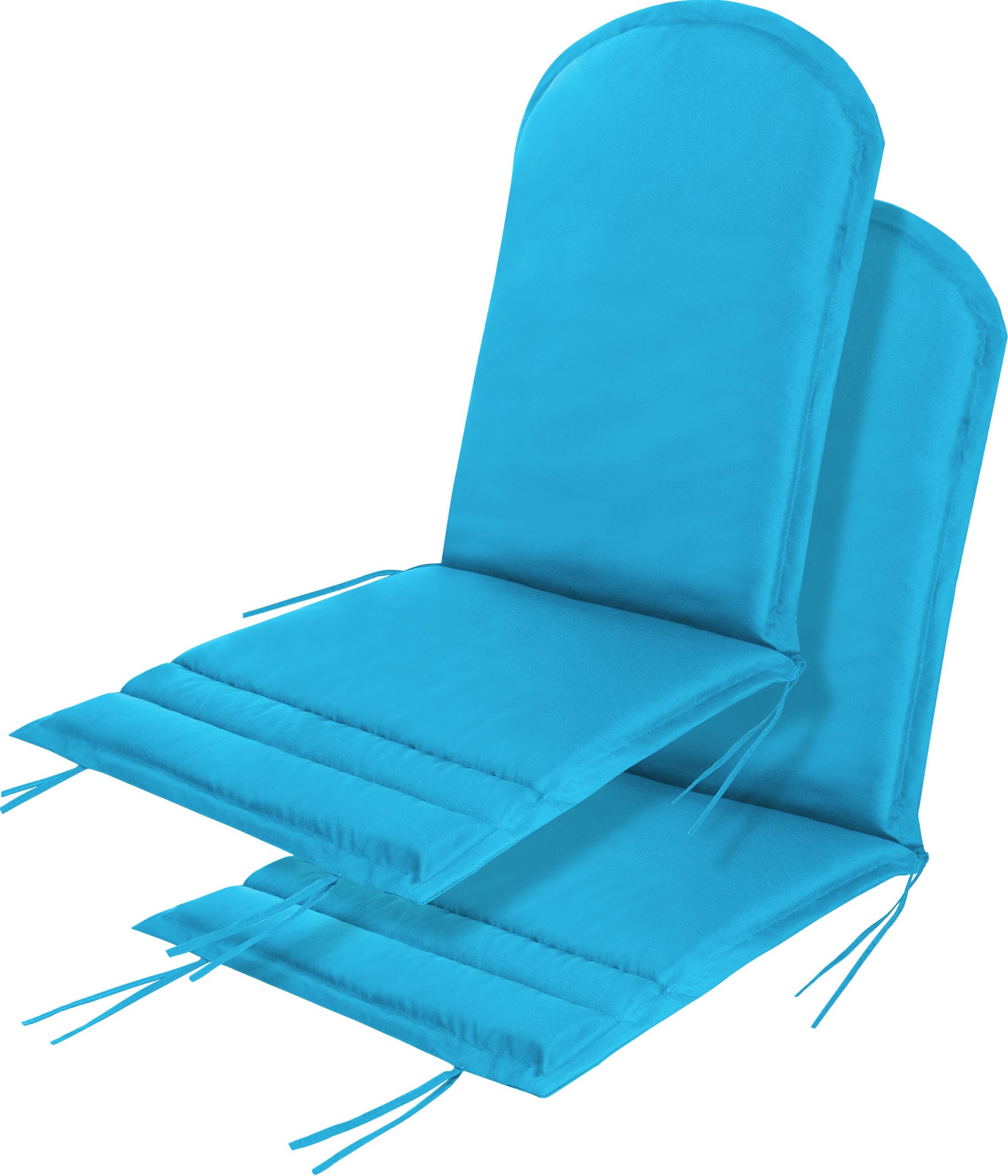Bild von 2 x Stuhlauflage für Adirondack Gartenstuhl Türkis
