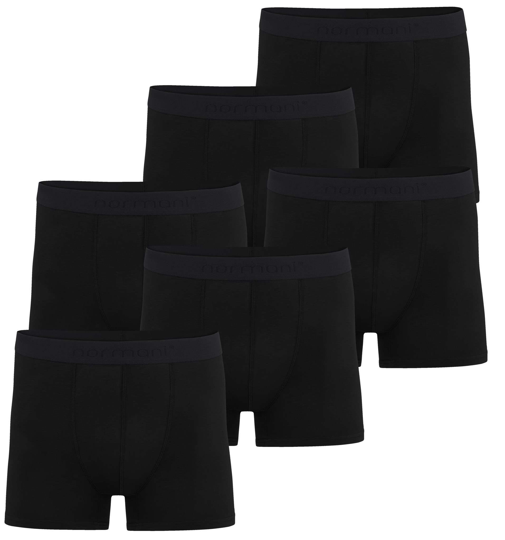 Zeige Details für 6 Herren Boxershorts aus Viskose „Cubao“ Schwarz Bild von 6 Herren Boxershorts aus Viskose „Cubao“ Schwarz