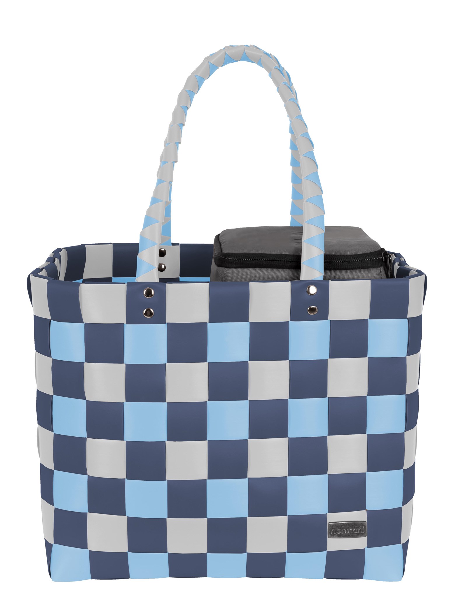 Zeige Details für Flechtkorb mit kleiner Kühltasche Namaka Bild von Flechtkorb mit kleiner Kühltasche Namaka