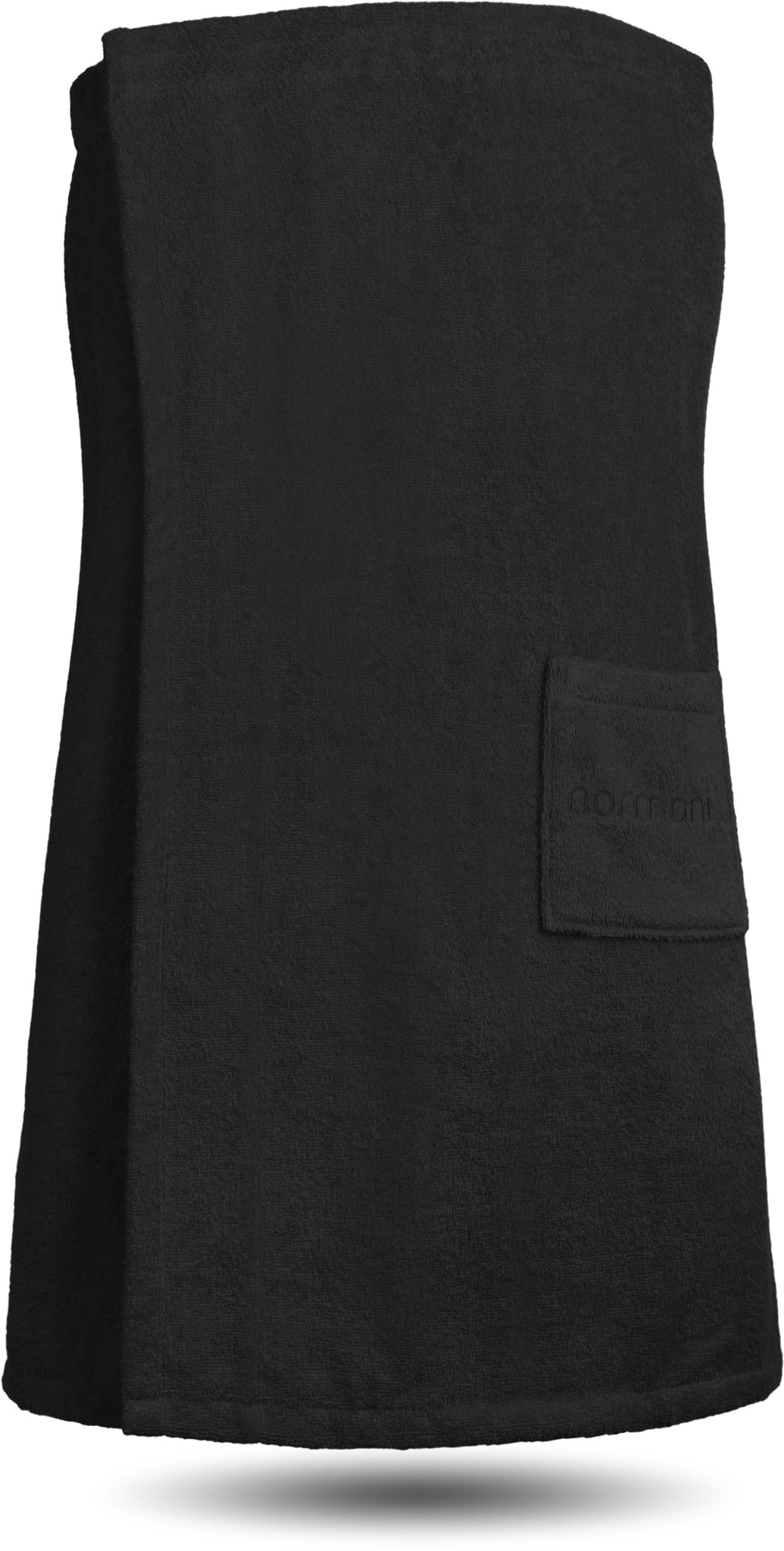 Zeige Details für Saunakilt für Damen extra groß Schwarz Bild von Saunakilt für Damen extra groß Schwarz