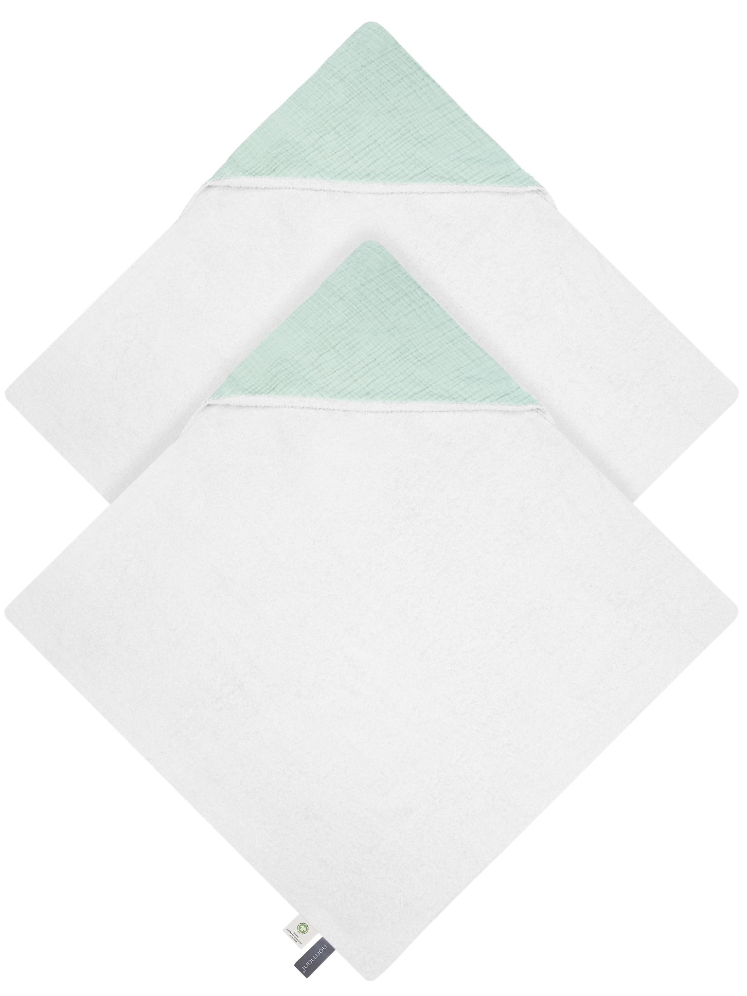 Zeige Details für 2x Baby Musselin Wickeltücher aus Bio-Baumwolle Minze Bild von 2x Baby Musselin Wickeltücher aus Bio-Baumwolle Minze