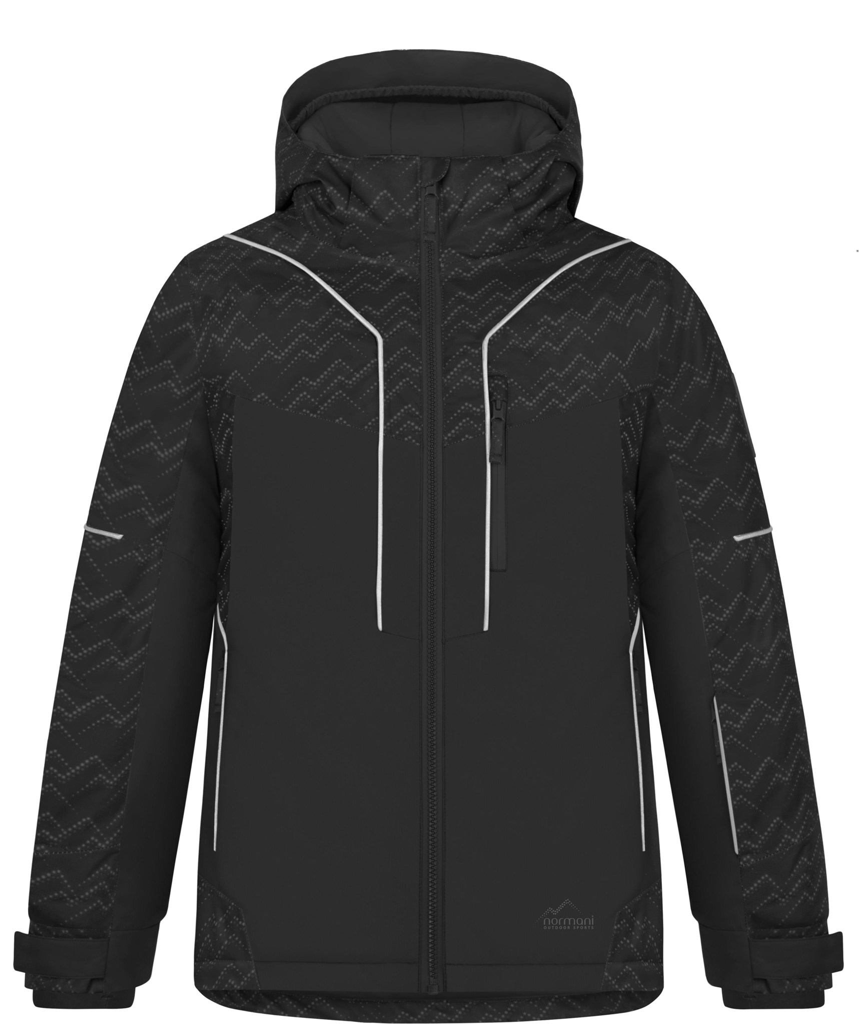 Zeige Details für Kinder Skijacke „Dawson“ Schwarz Bild von Kinder Skijacke „Dawson“ Schwarz