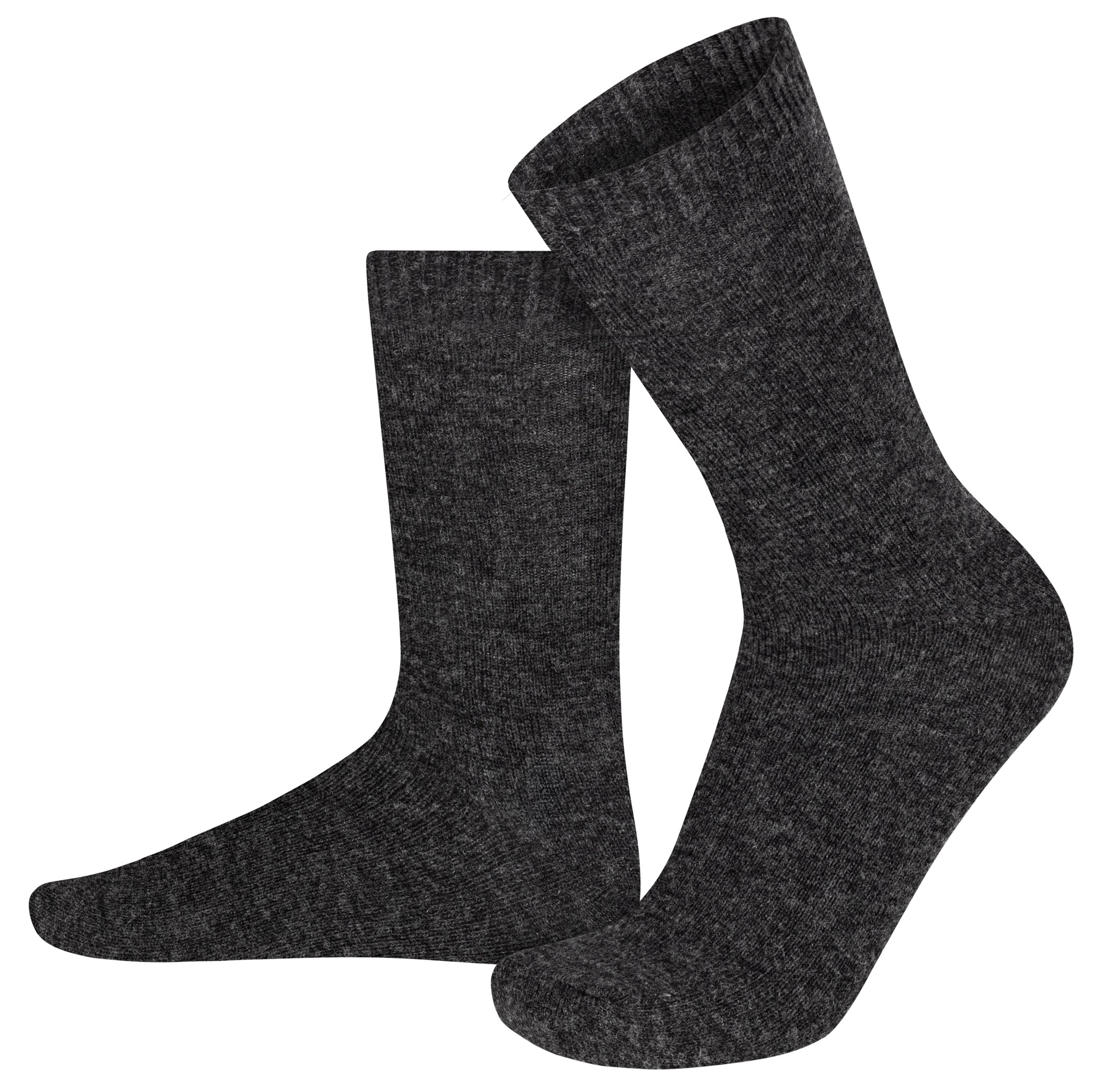 Zeige Details für 3 Socken aus Cashmere und Merinowolle mit Komfortbund Anthrazit Bild von 3 Socken aus Cashmere und Merinowolle mit Komfortbund Anthrazit