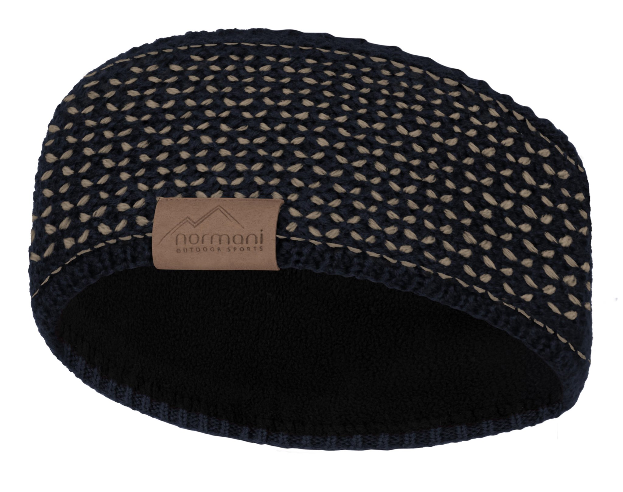 Zeige Details für Stirnband „Lillpite“ Navy/Beige Bild von Stirnband „Lillpite“ Navy/Beige