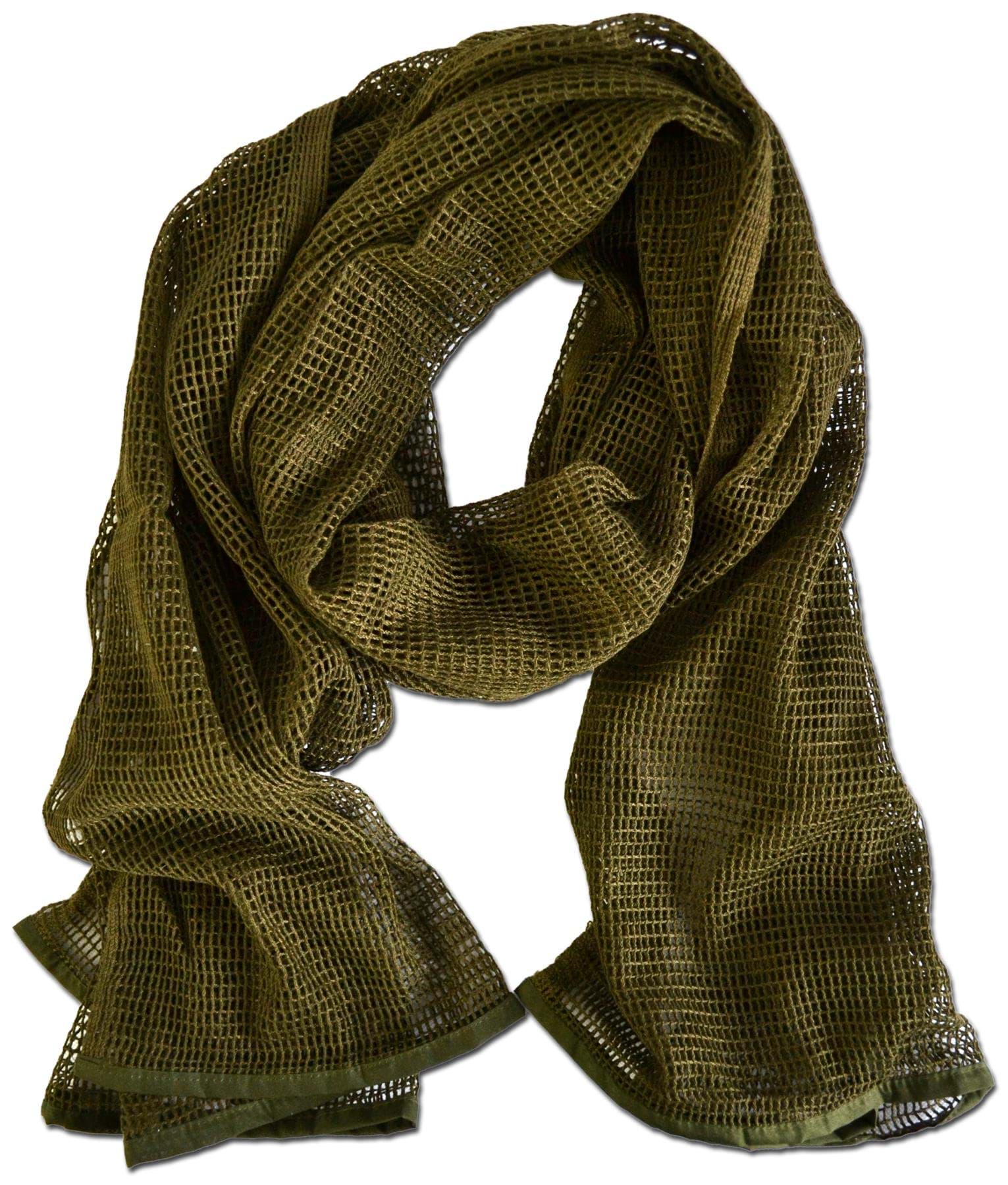 Zeige Details für Netzschal aus reiner Baumwolle „Ghost“ Oliv Bild von Netzschal aus reiner Baumwolle „Ghost“ Oliv