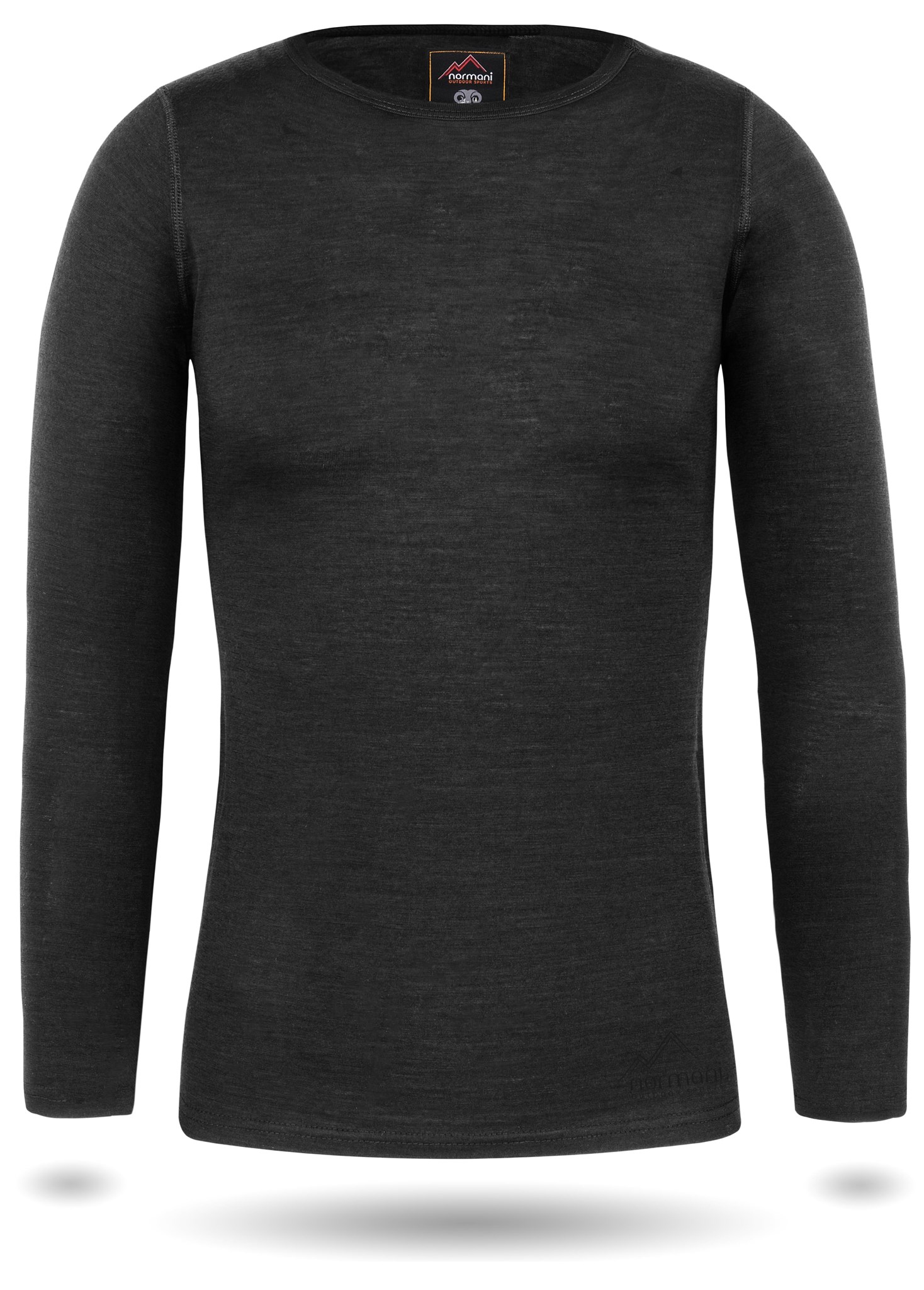 Bild von Damen Merino Langarm-Shirt „Mandurah“ Anthrazit