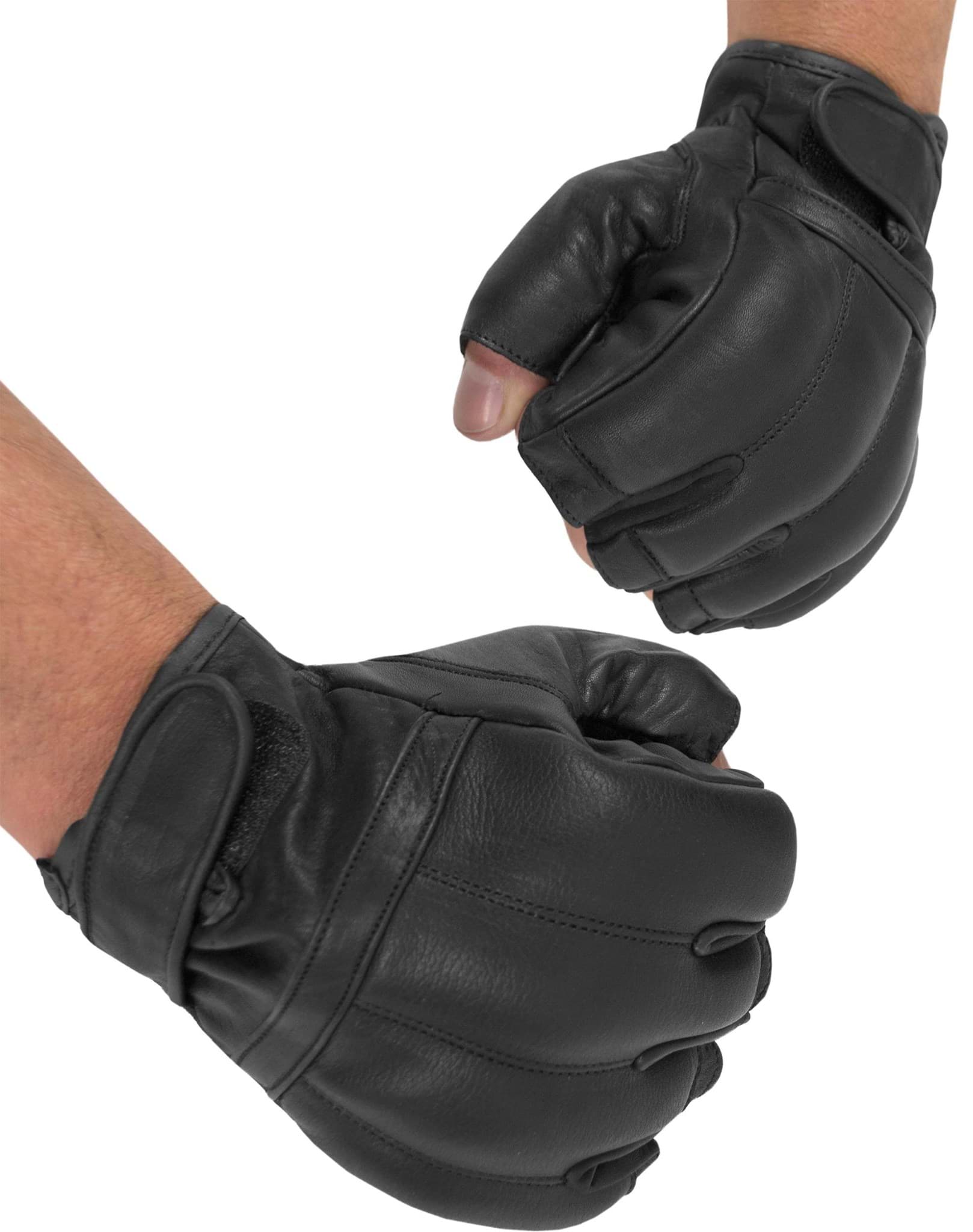 Zeige Details für Halbfinger-Quarzsandhandschuhe „Defender-Flex“ Schwarz Bild von Halbfinger-Quarzsandhandschuhe „Defender-Flex“ Schwarz
