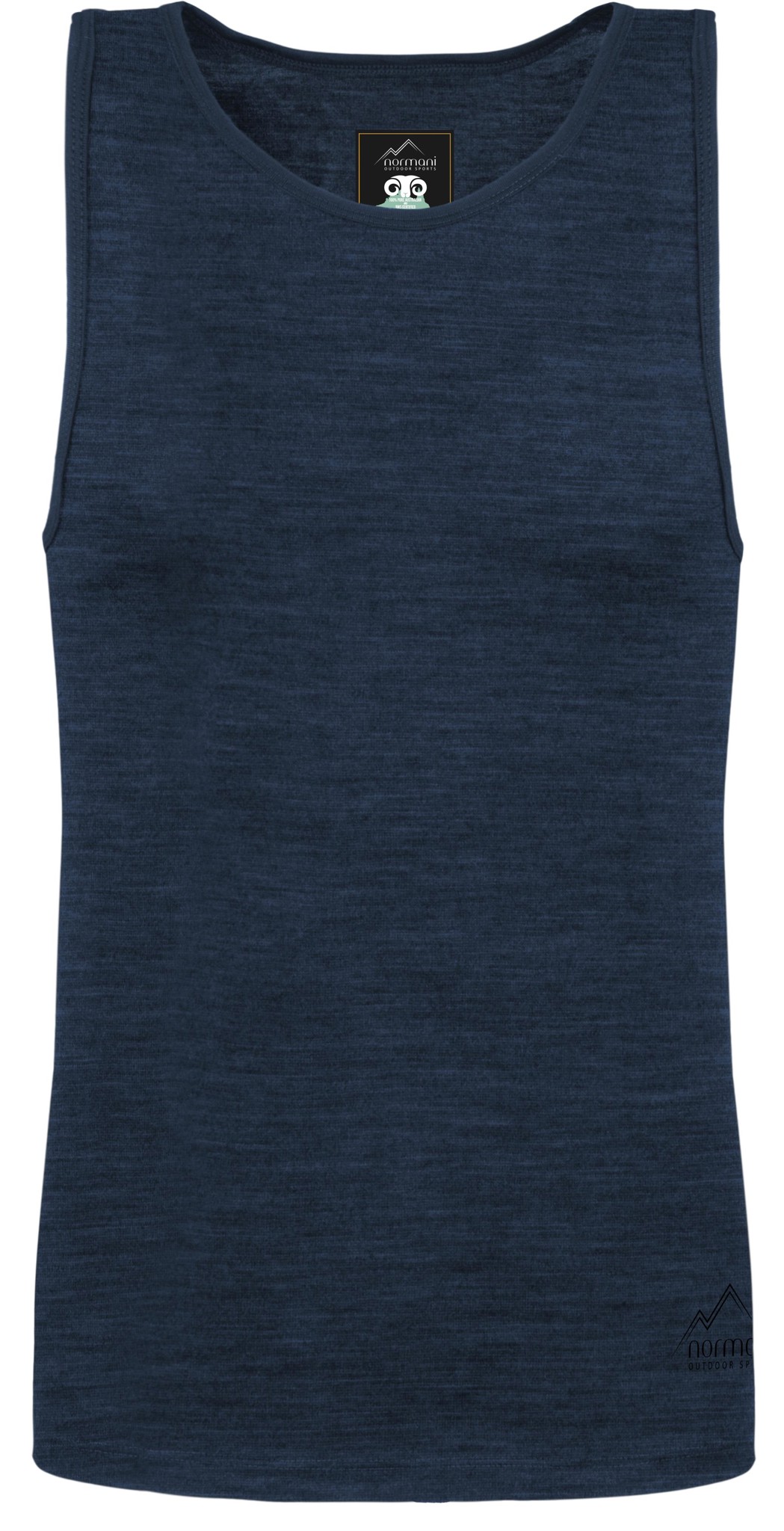 Zeige Details für Herren Merino Unterhemd „Alice Springs“ Navy Bild von Herren Merino Unterhemd „Alice Springs“ Navy