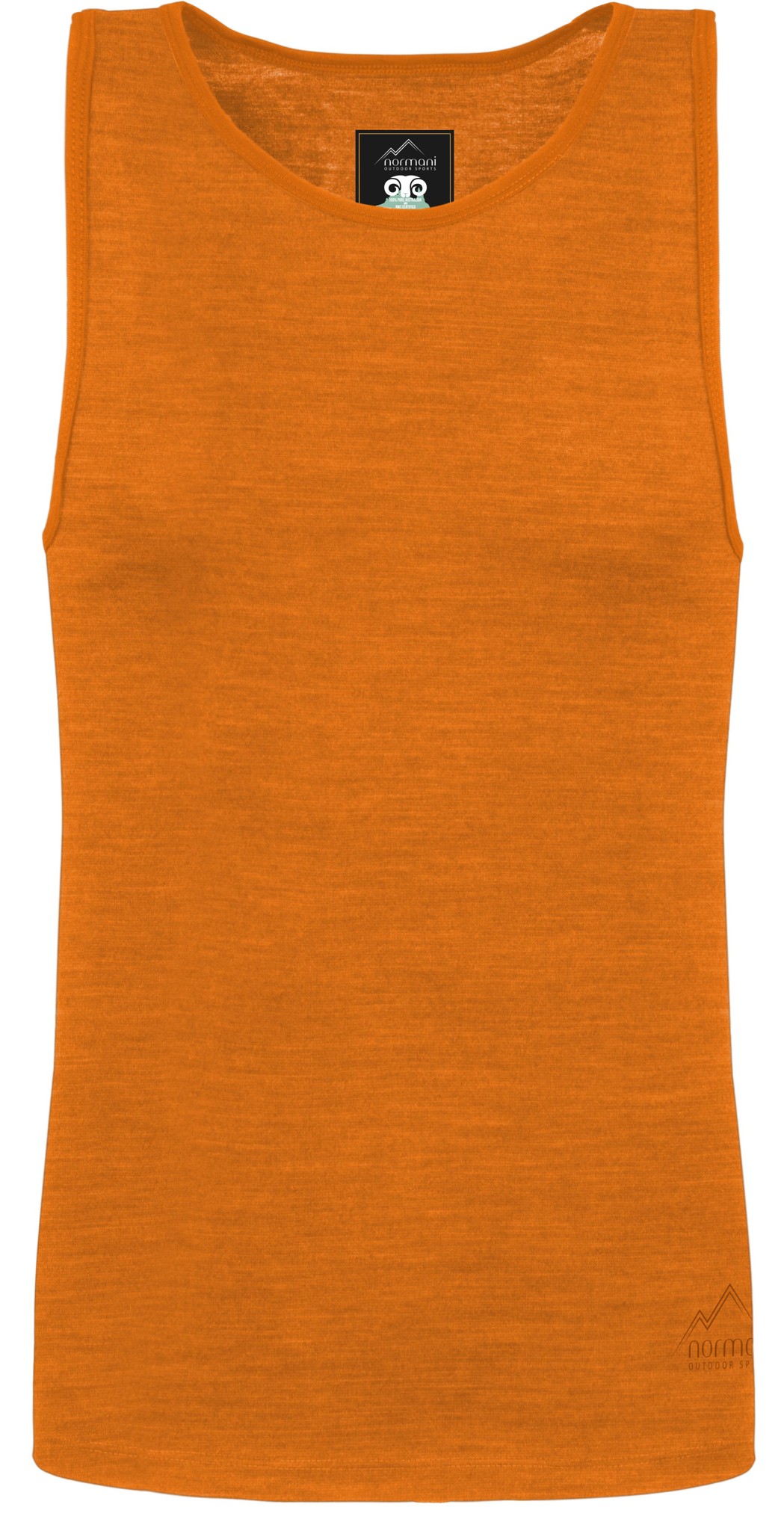 Bild von Herren Merino Unterhemd „Alice Springs“ Orange