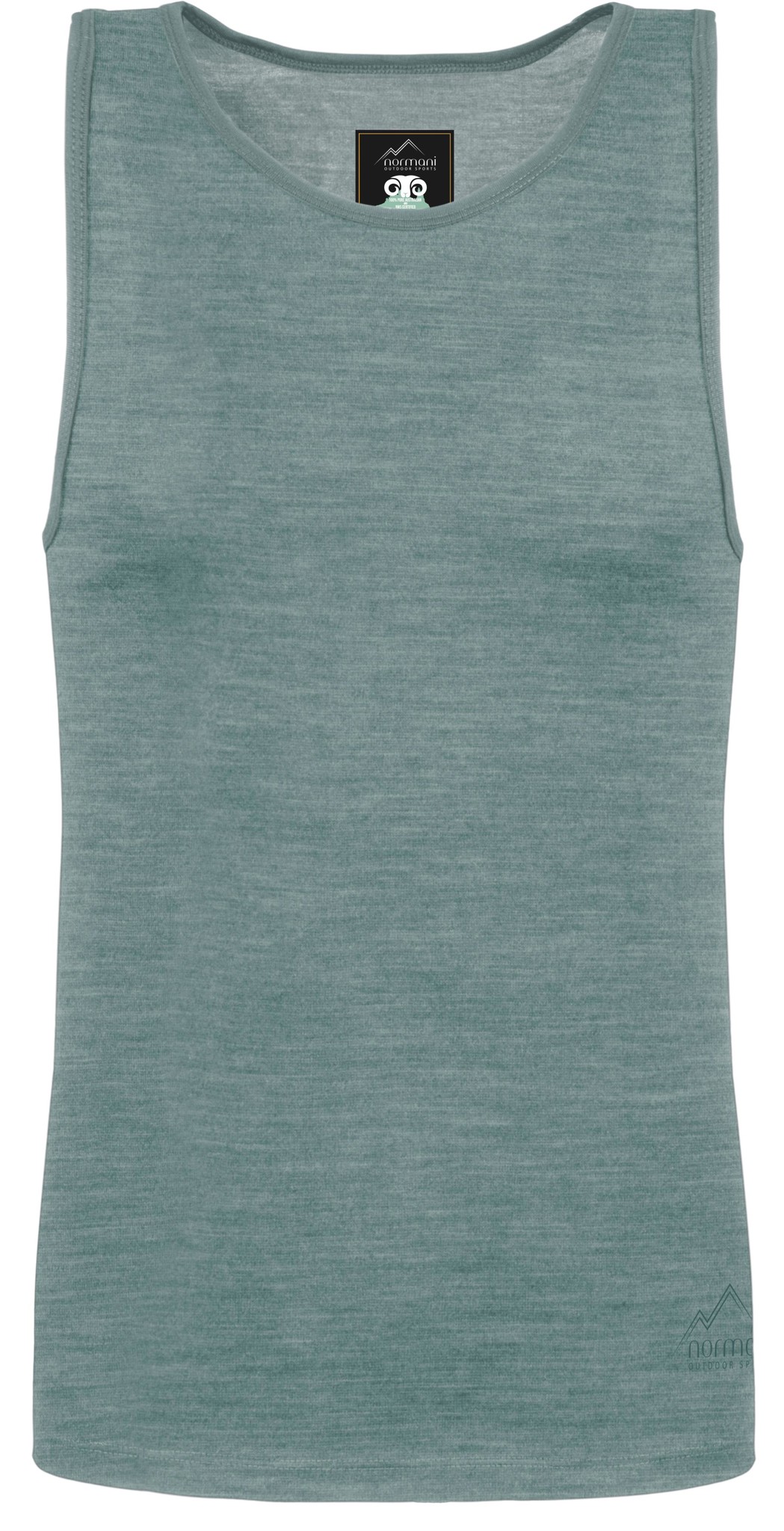 Zeige Details für Herren Merino Unterhemd „Alice Springs“ Blau Bild von Herren Merino Unterhemd „Alice Springs“ Blau