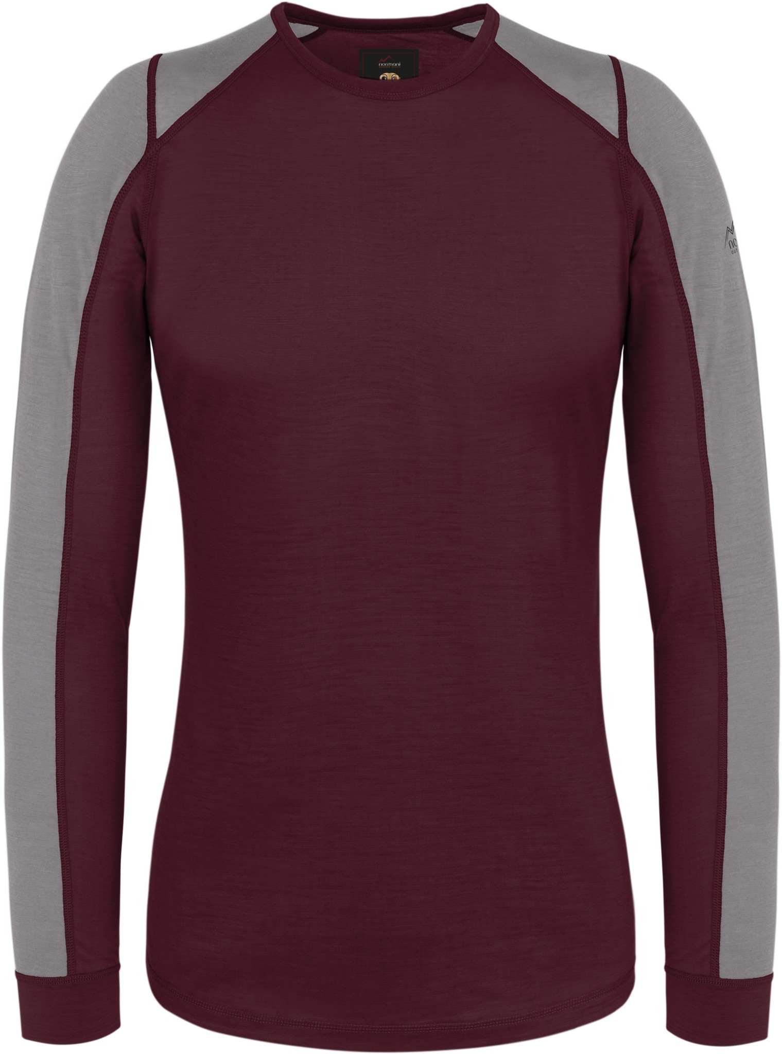 Bild von Damen Merino Langarm-Shirt „Goulburn“ Bordeaux