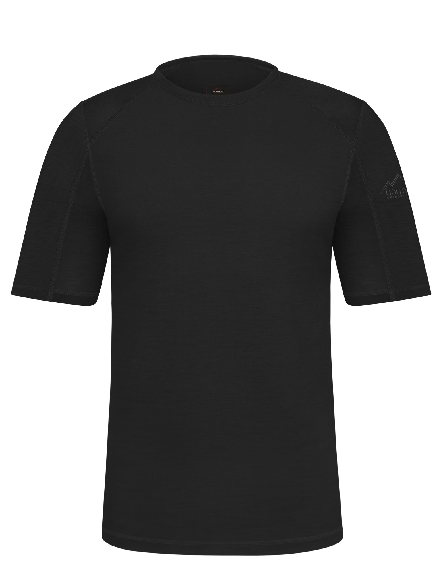 Bild von Herren Merino T-Shirt „Busselton“ Schwarz