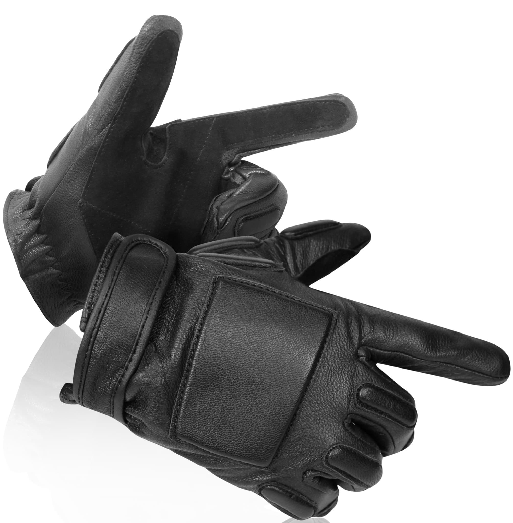 Bild von Fingerhandschuhe mit Kevlar und Protektoren „Lawbringer“ Schwarz