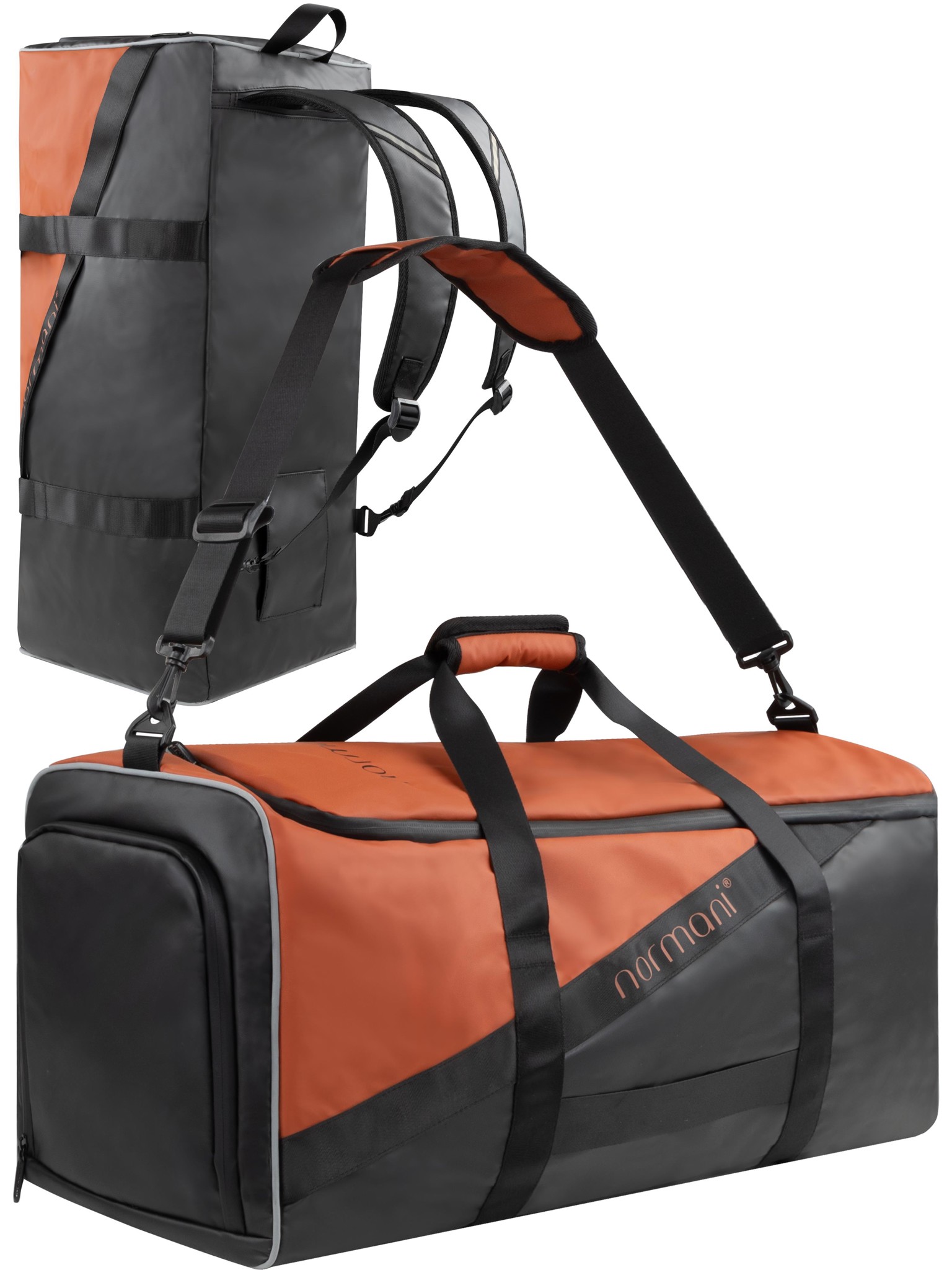 Zeige Details für Reisetasche mit Rucksackfunktion 120 Liter „Westpass“ Orange Bild von Reisetasche mit Rucksackfunktion 120 Liter „Westpass“ Orange