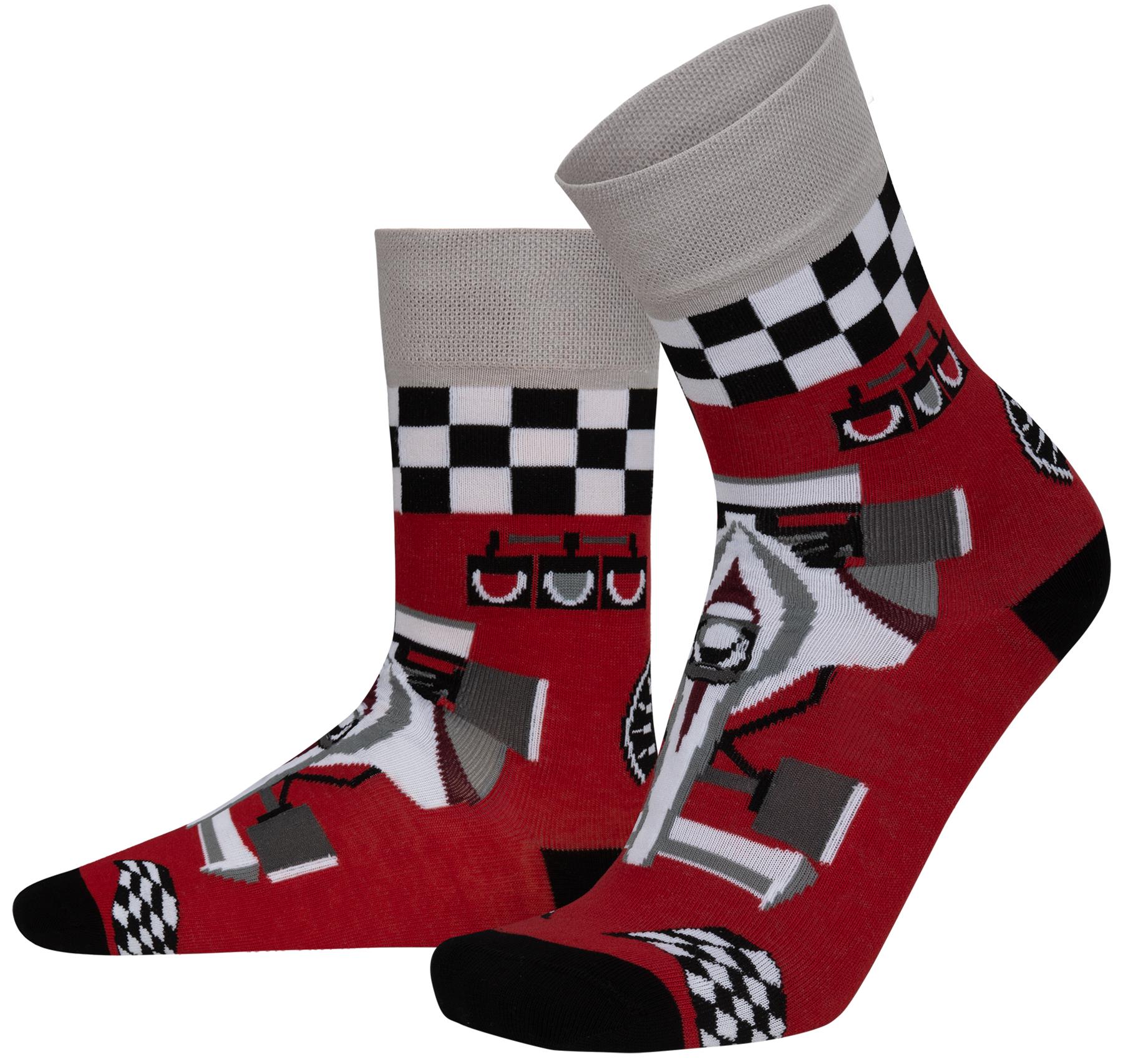 Zeige Details für 2 Paar Spruch / Motiv Socken Formula Racing Bild von 2 Paar Spruch / Motiv Socken Formula Racing