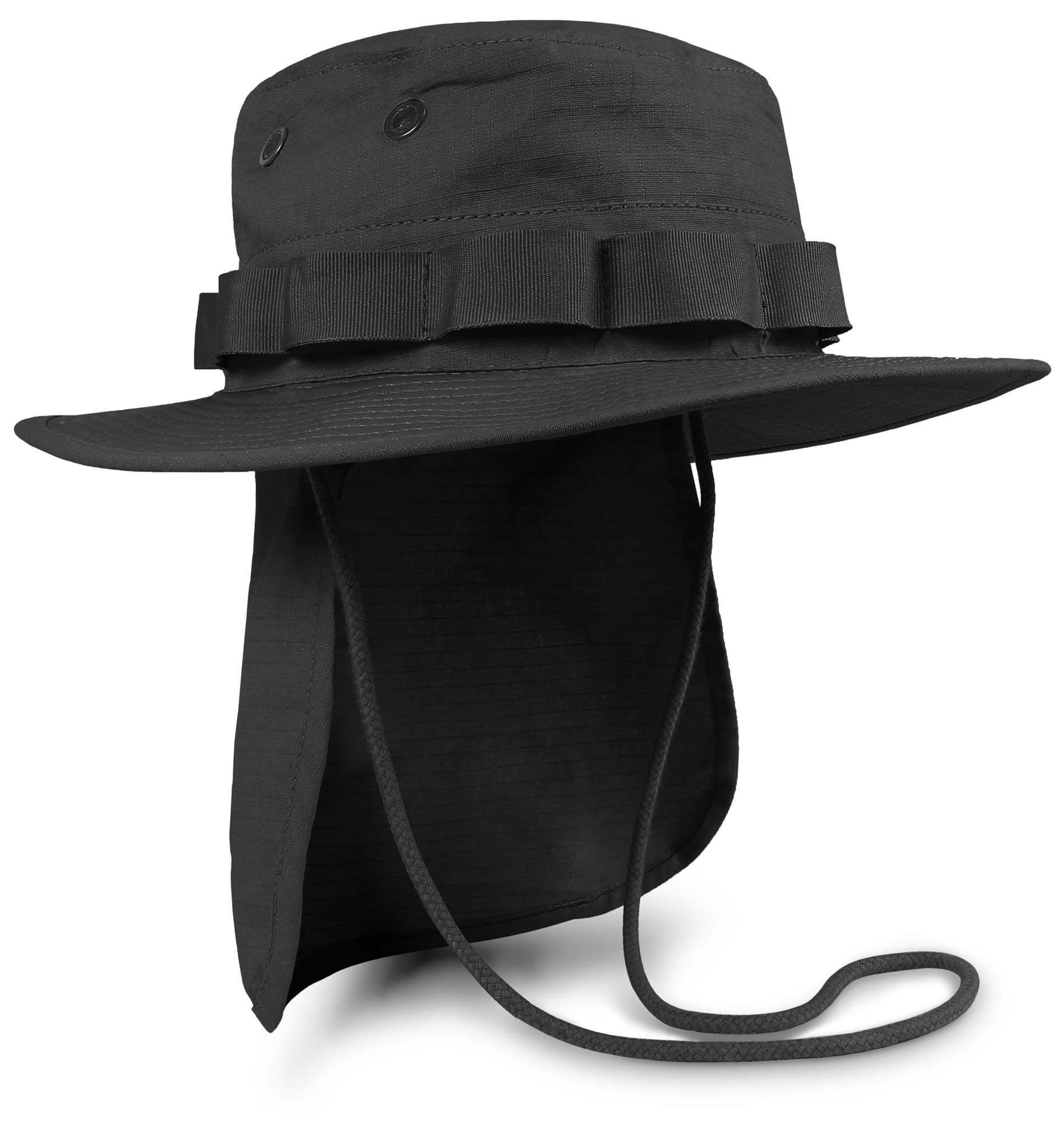 Zeige Details für Boonie-Hat „Junglescout“ Schwarz Bild von Boonie-Hat „Junglescout“ Schwarz