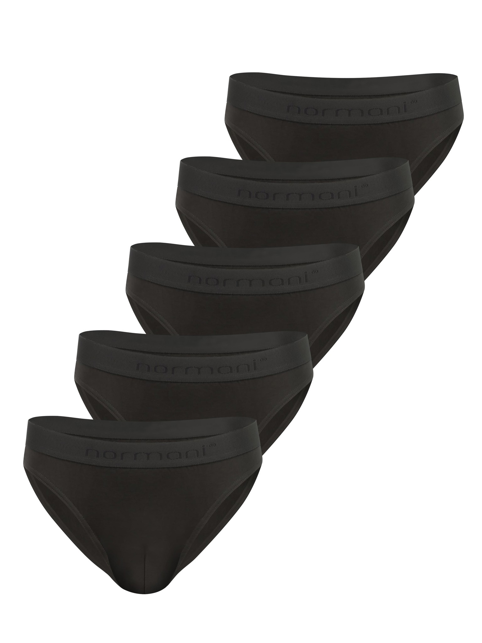 Zeige Details für 5 Slips aus Bio-Baumwolle „Sliwen“ Schwarz Bild von 5 Slips aus Bio-Baumwolle „Sliwen“ Schwarz