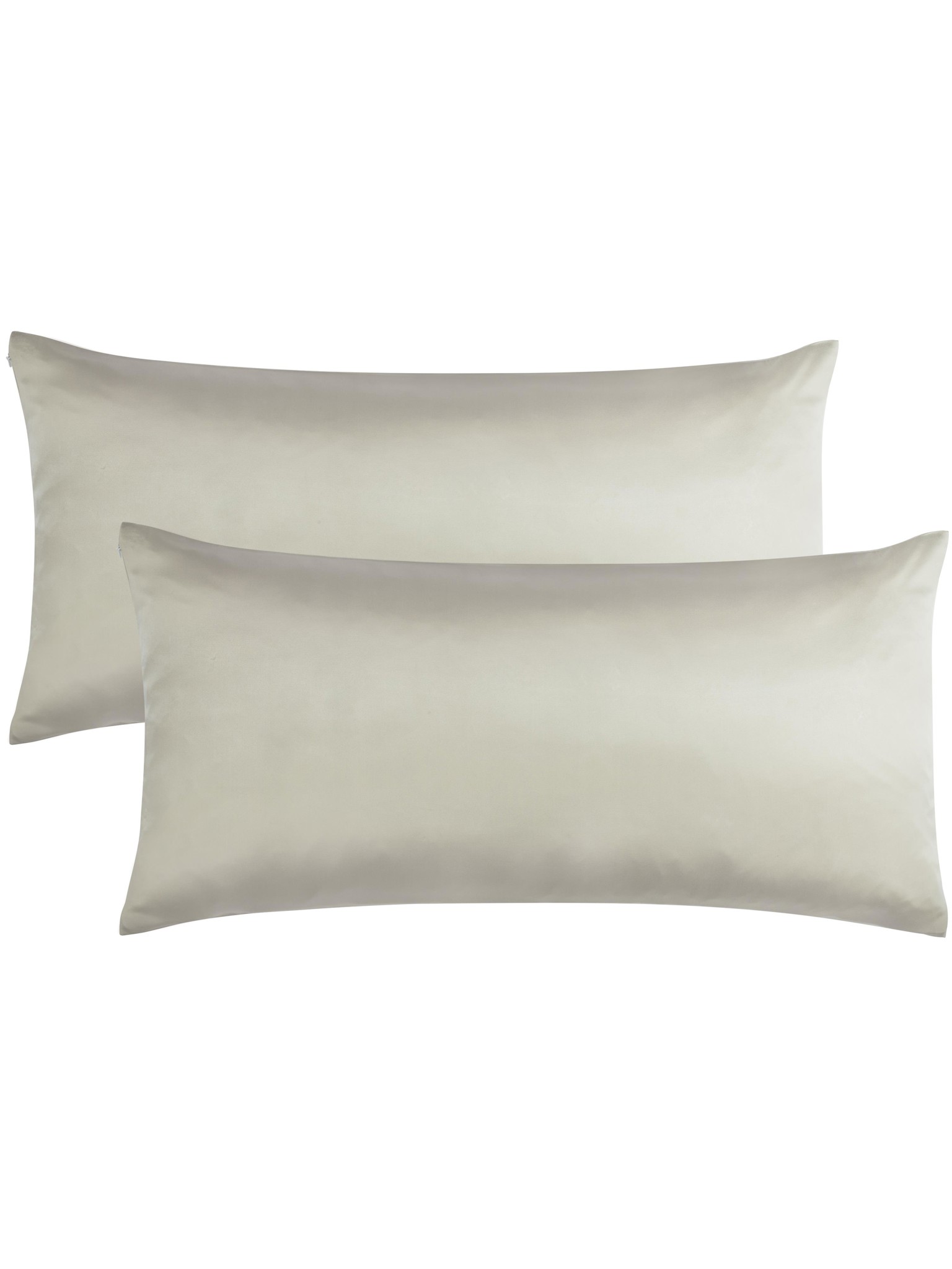Zeige Details für 2x Seiden Kissenbezüge 40x80 cm „Alia“ Taupe Bild von 2x Seiden Kissenbezüge 40x80 cm „Alia“ Taupe