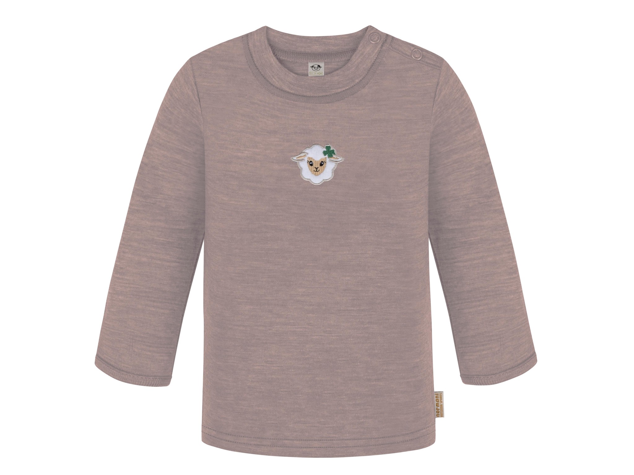 Zeige Details für Baby Merino Longsleeve „Taupo“ Rosa Bild von Baby Merino Longsleeve „Taupo“ Rosa