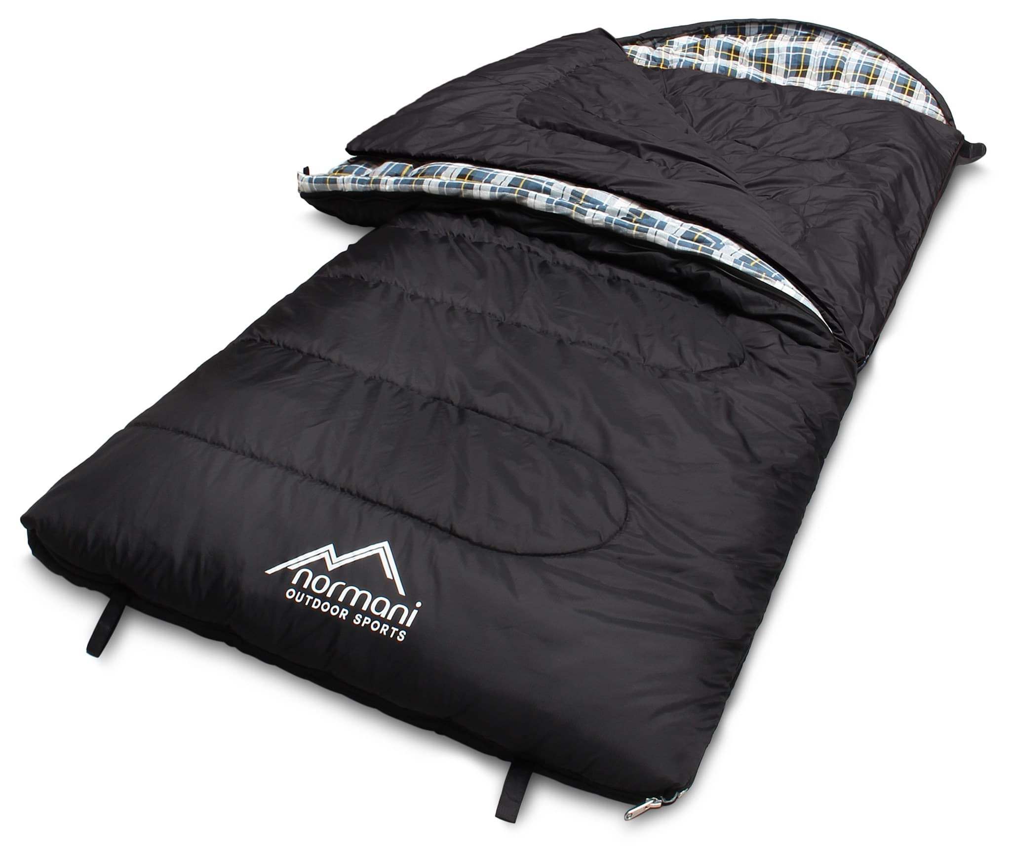 Bild von 4-in-1 Schlafsack „Antarctica“ (RV rechts) Schwarz