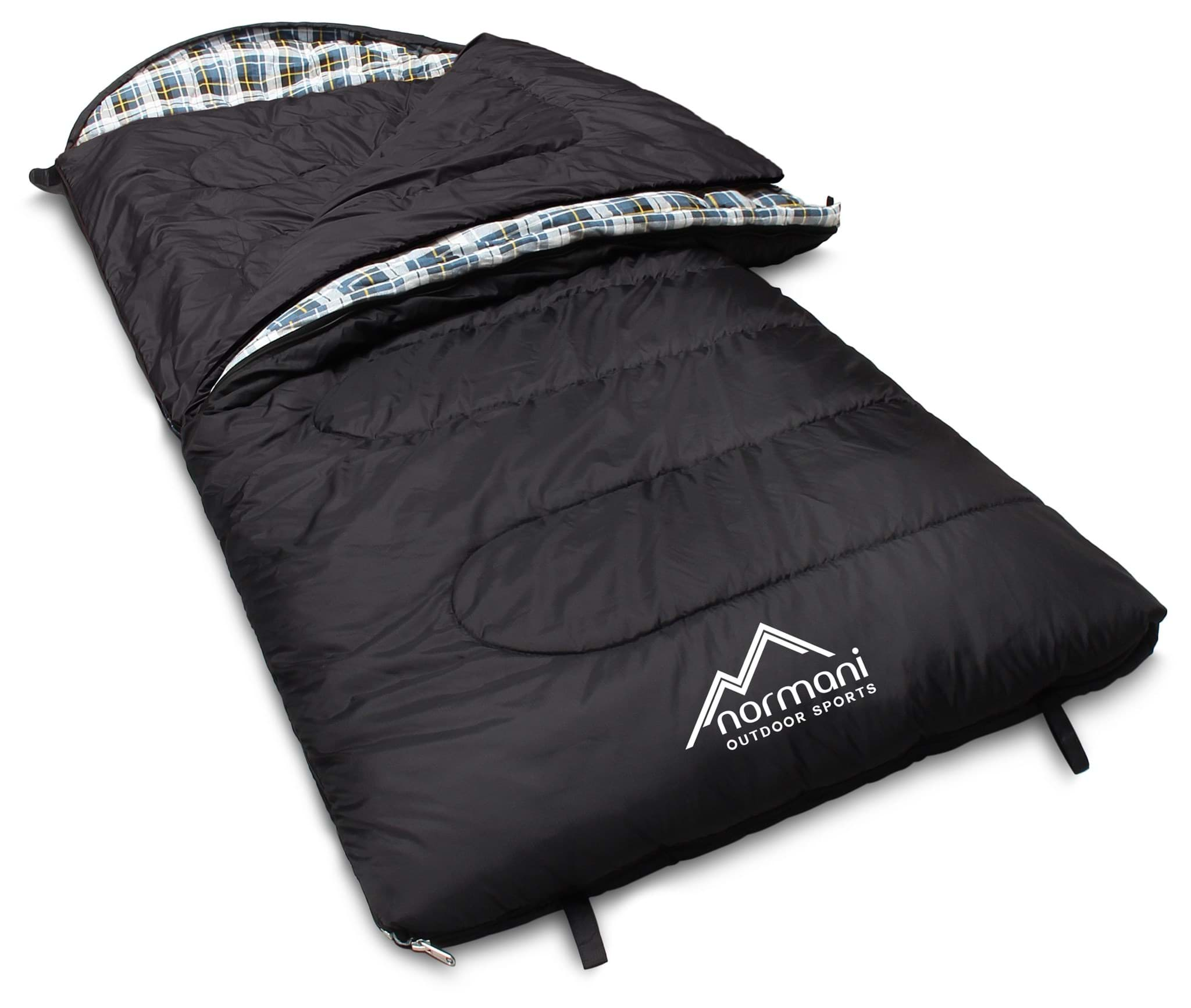 Bild von 4-in-1 Schlafsack „Antarctica“ (RV links) Schwarz