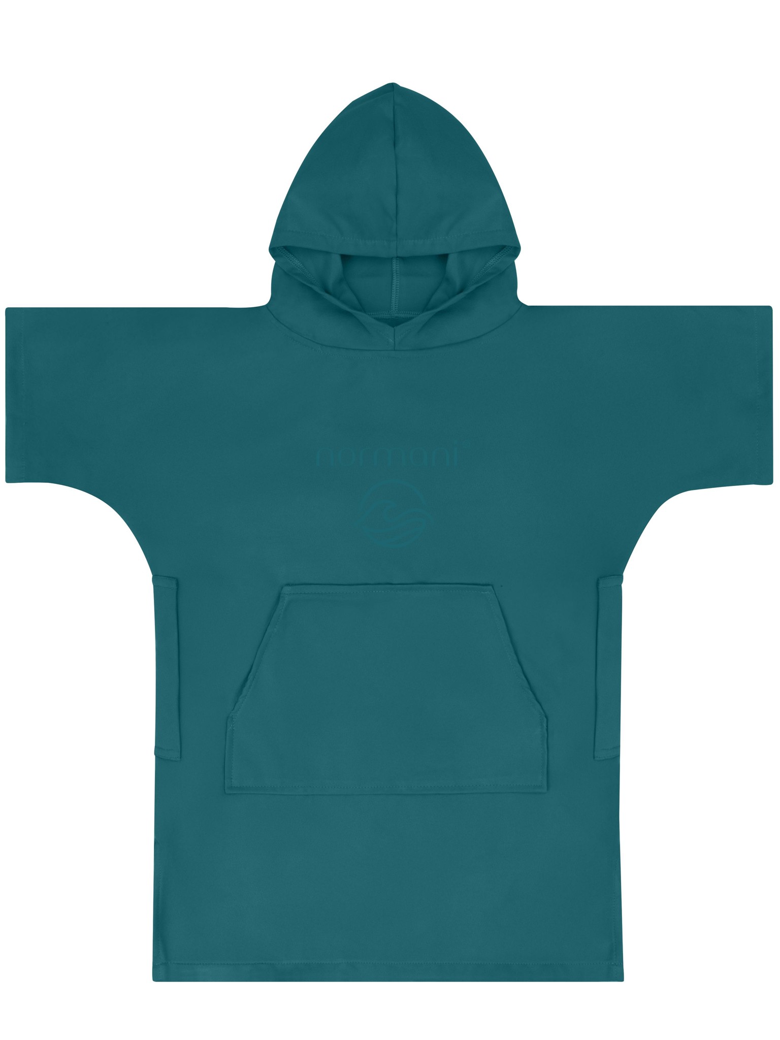 Zeige Details für Kinder Mikrofaser Badeponcho „Luquillo“ Petrol Bild von Kinder Mikrofaser Badeponcho „Luquillo“ Petrol