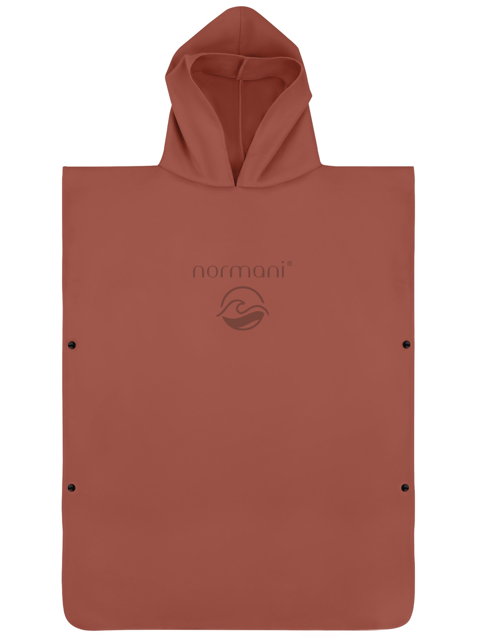 Zeige Details für Mikrofaser Badeponcho für Erwachsene „Camuy“ Rot Bild von Mikrofaser Badeponcho für Erwachsene „Camuy“ Rot