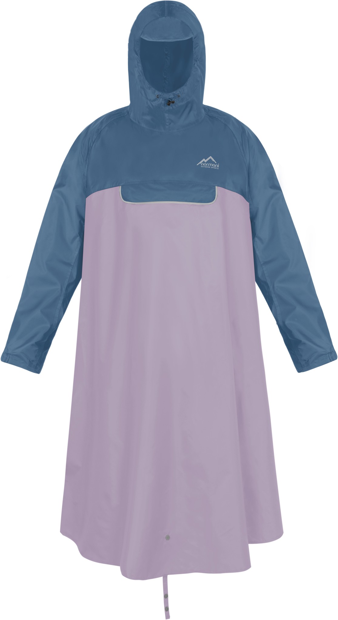 Zeige Details für Regenponcho „Quibdó“ Dunkelblau/Violett Bild von Regenponcho „Quibdó“ Dunkelblau/Violett